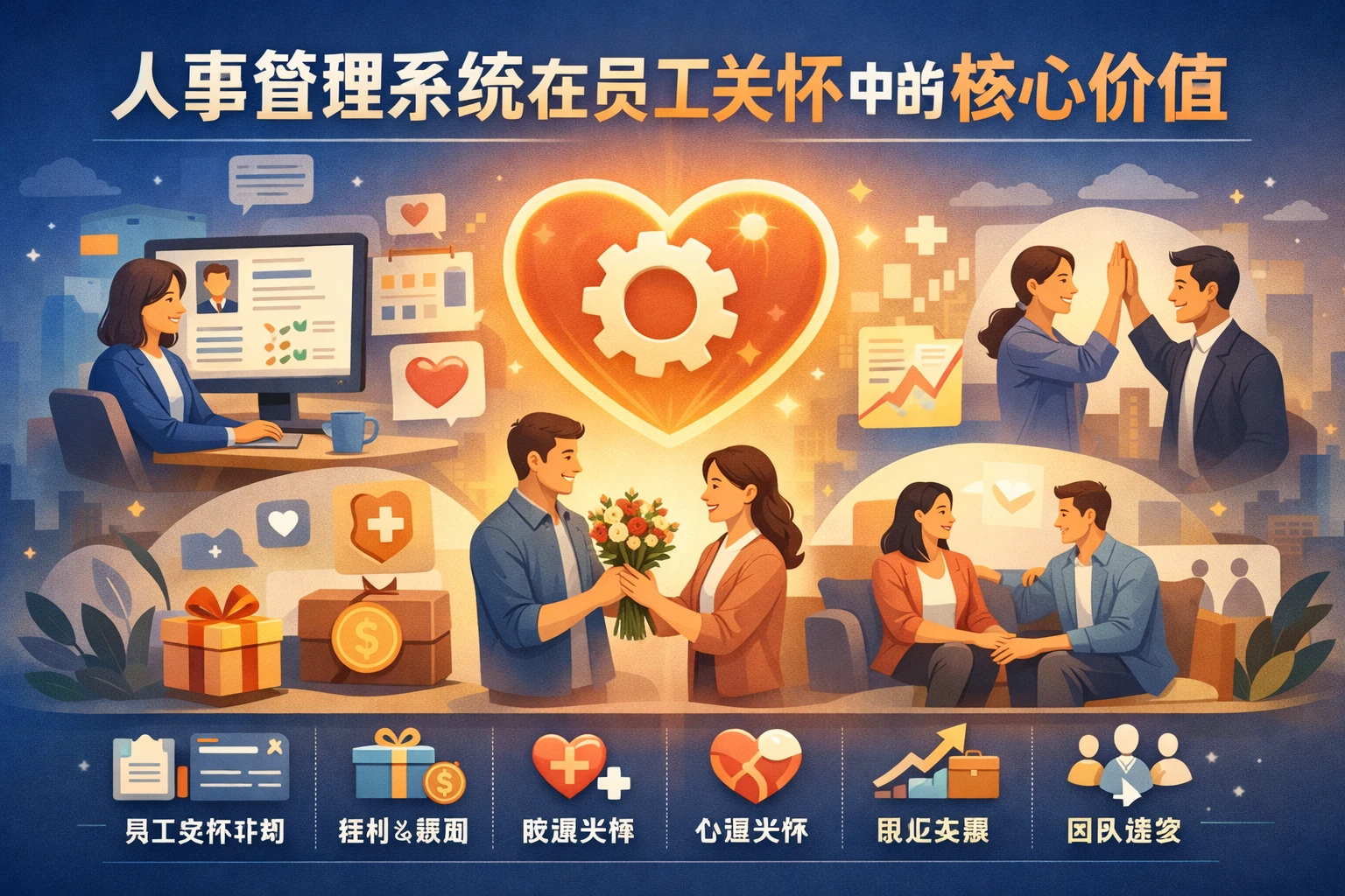 人事管理系统在员工关怀中的核心价值