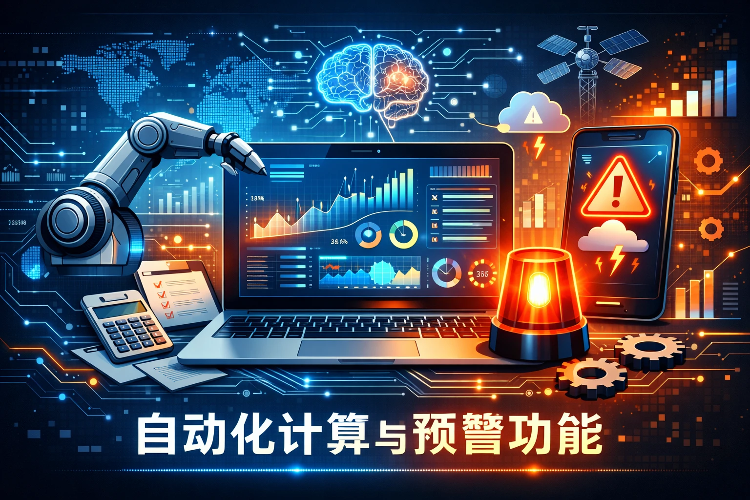 自动化计算与预警功能