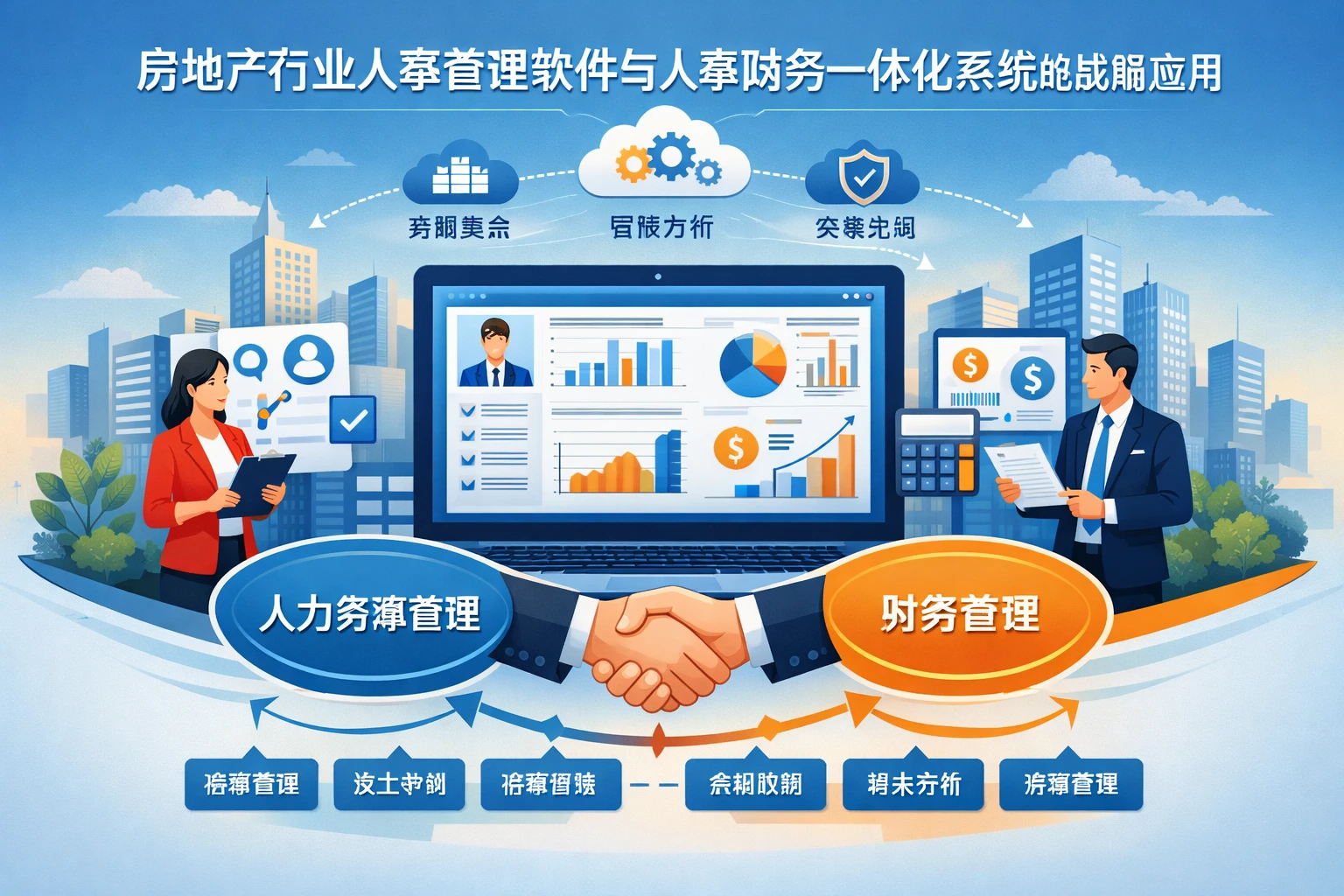 房地产行业人事管理软件与人事财务一体化系统的战略应用