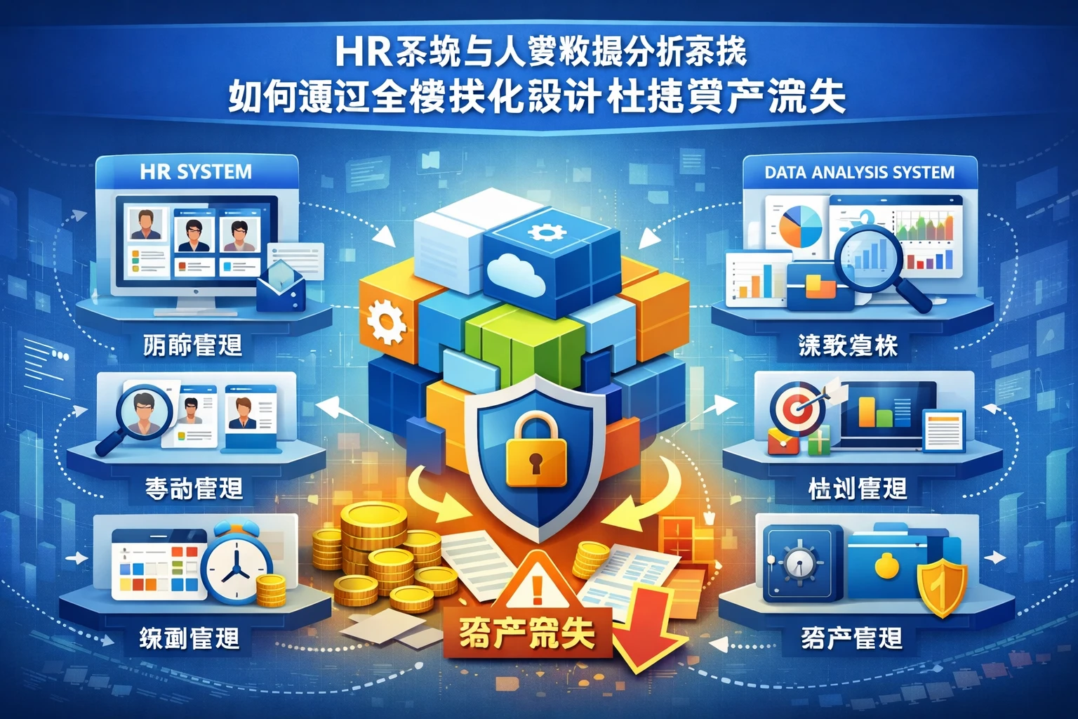 HR系统与人事数据分析系统如何通过全模块化设计杜绝资产流失