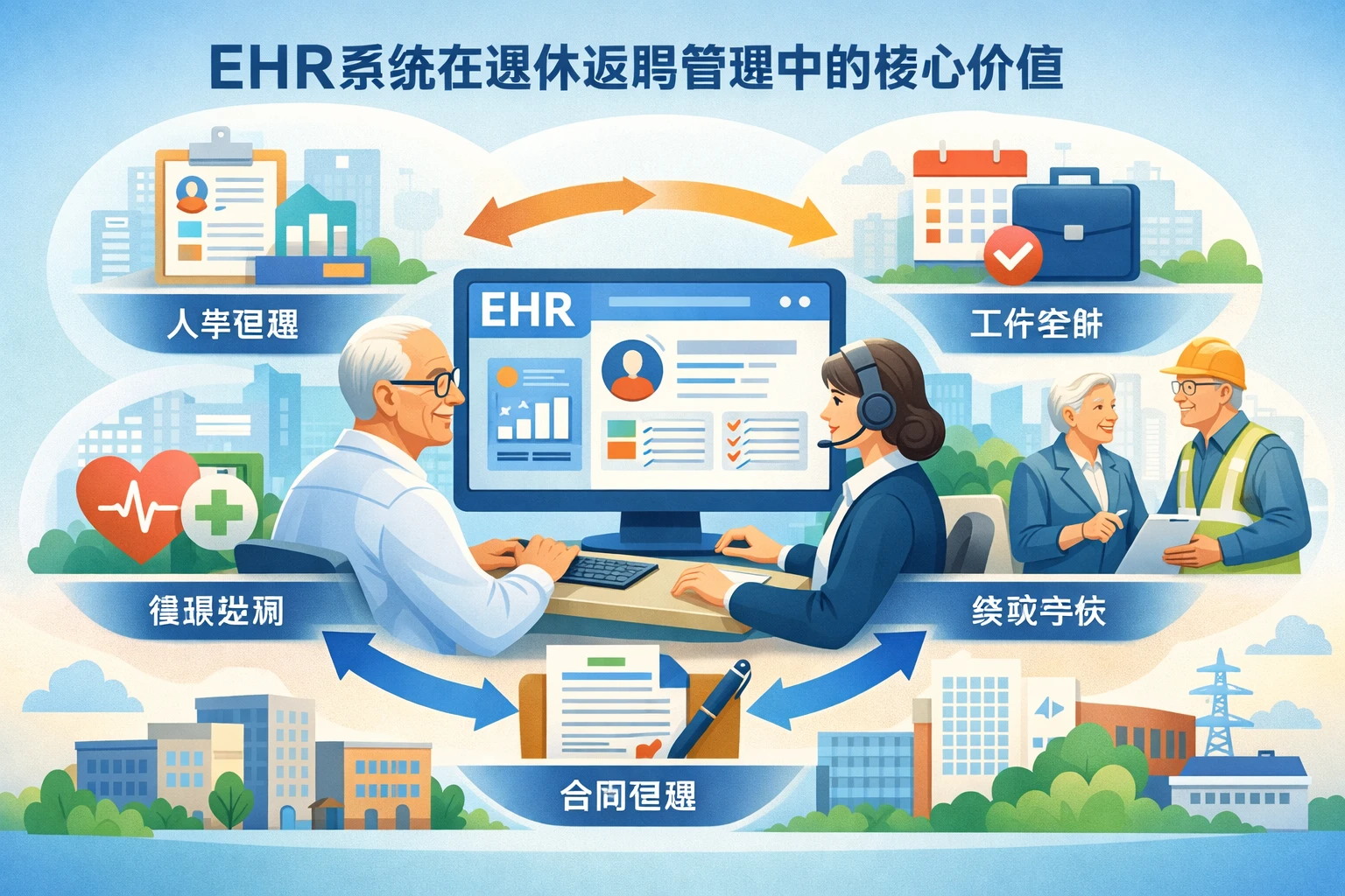 EHR系统在退休返聘管理中的核心价值