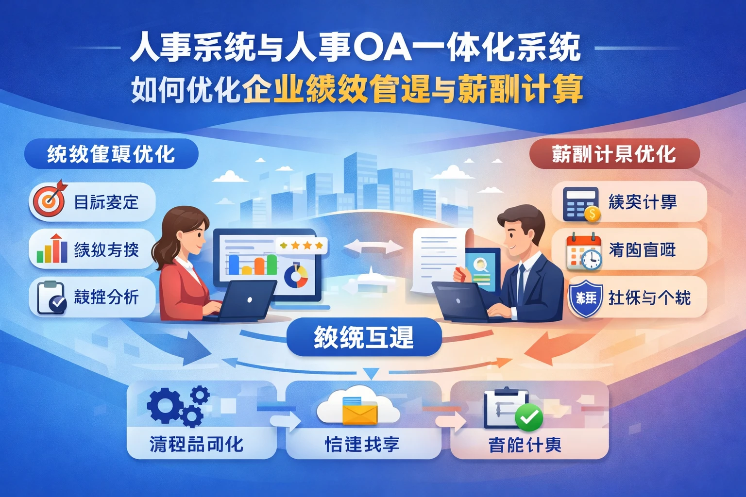人事系统与人事OA一体化系统如何优化企业绩效管理与薪酬计算