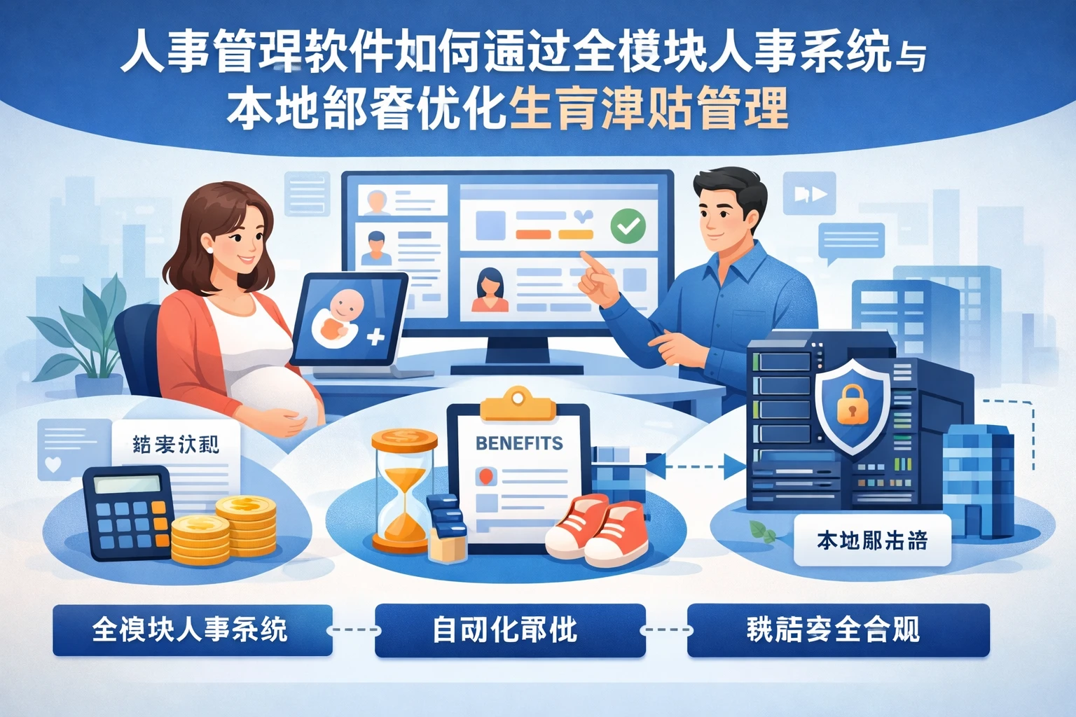 人事管理软件如何通过全模块人事系统与本地部署优化生育津贴管理
