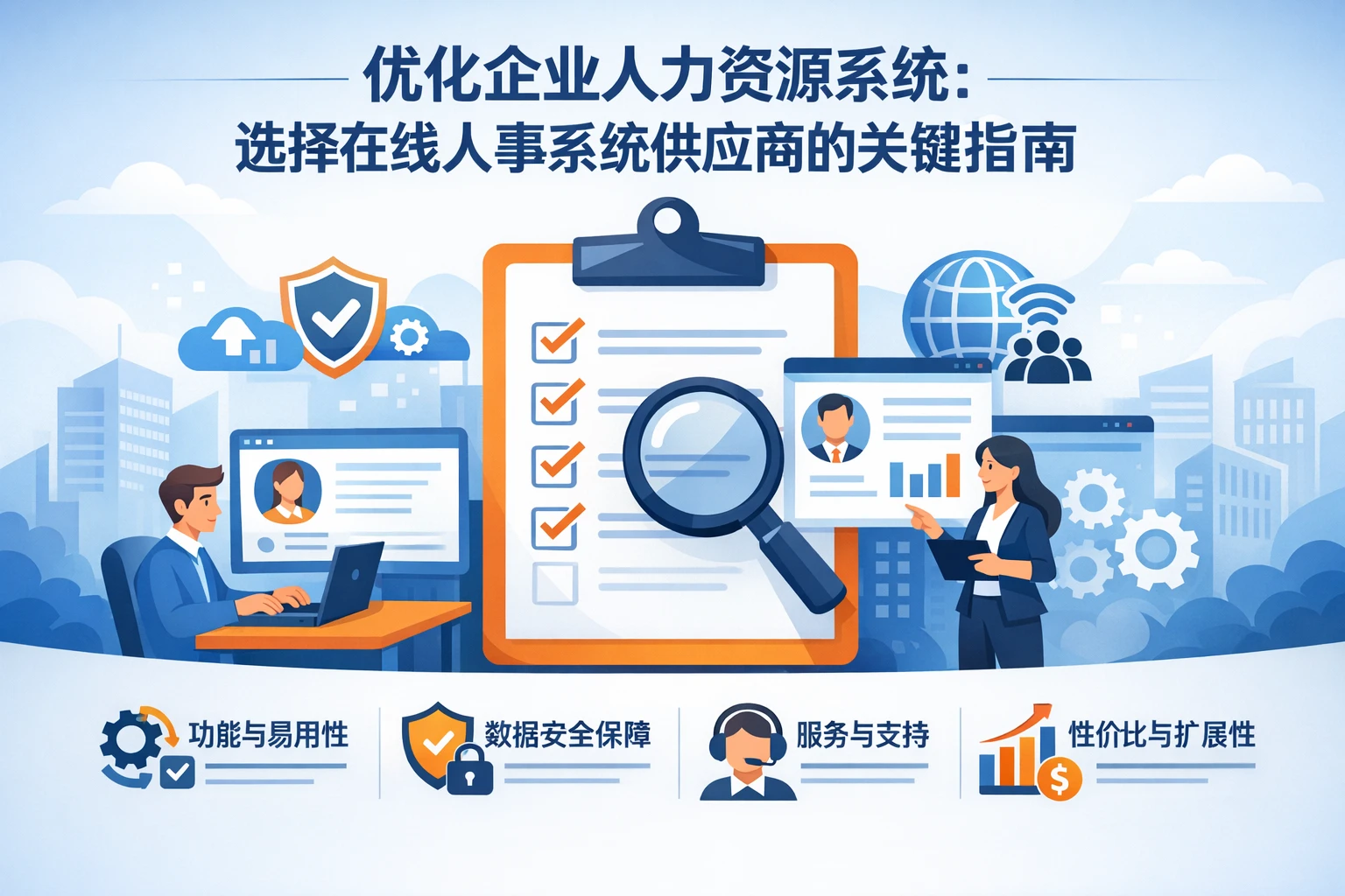 优化企业人力资源系统：选择在线人事系统供应商的关键指南