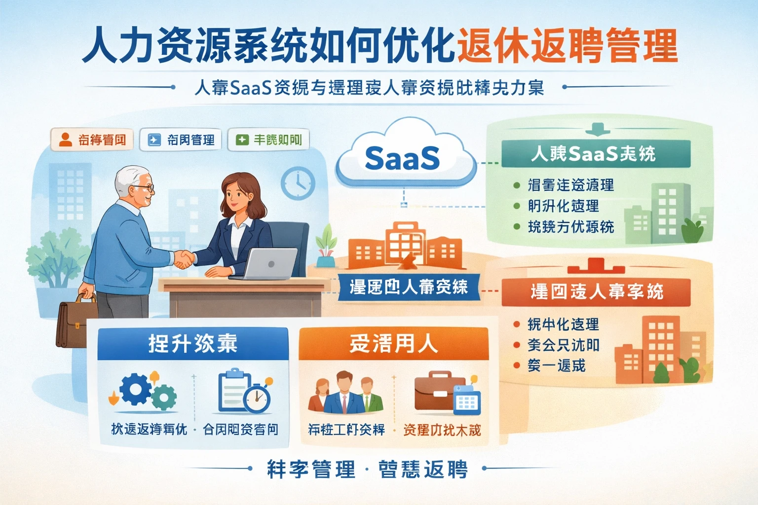 人力资源系统如何优化退休返聘管理 - 人事SaaS系统与集团型人事系统的解决方案