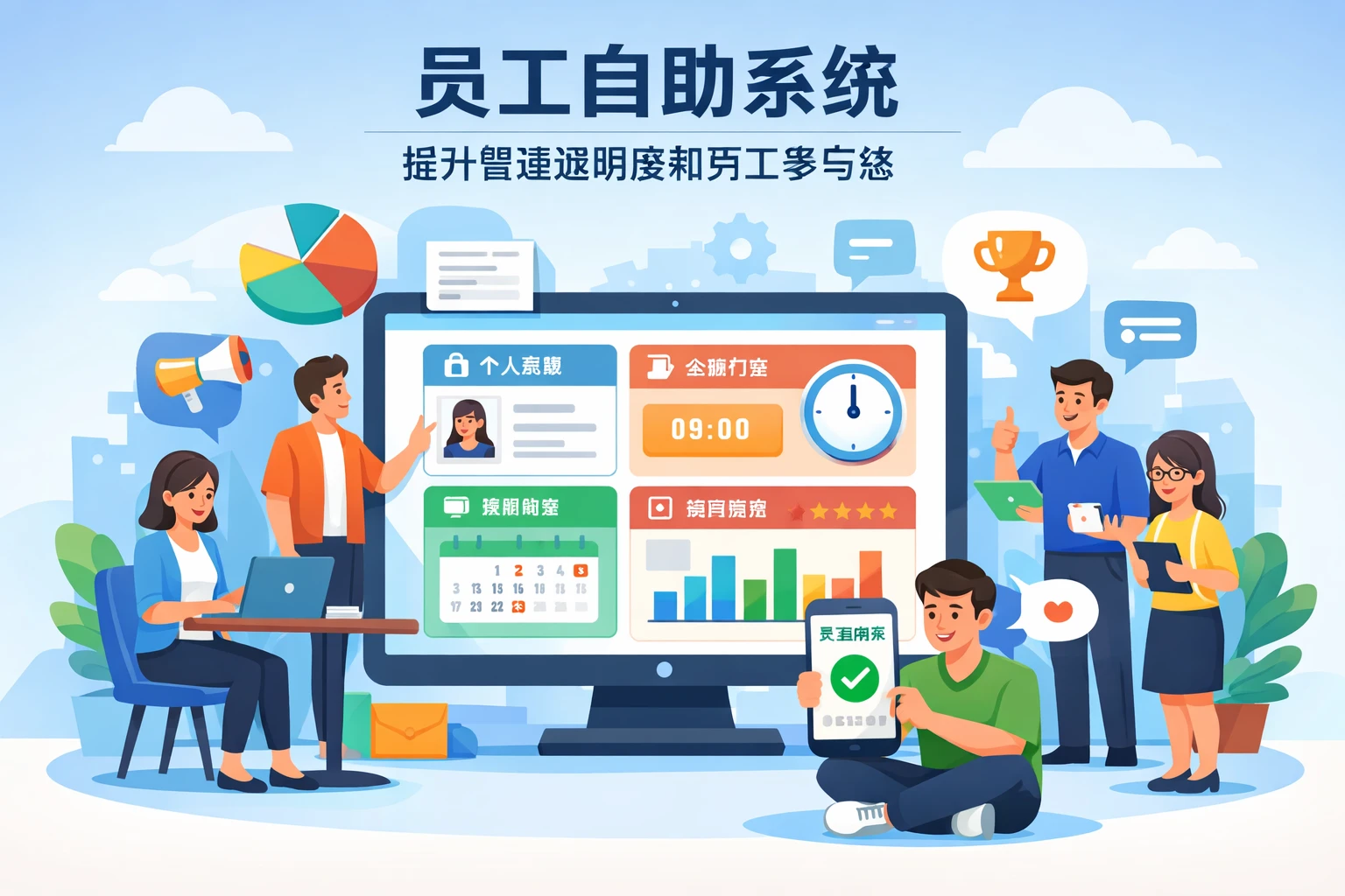 员工自助系统:提升管理透明度和员工参与感