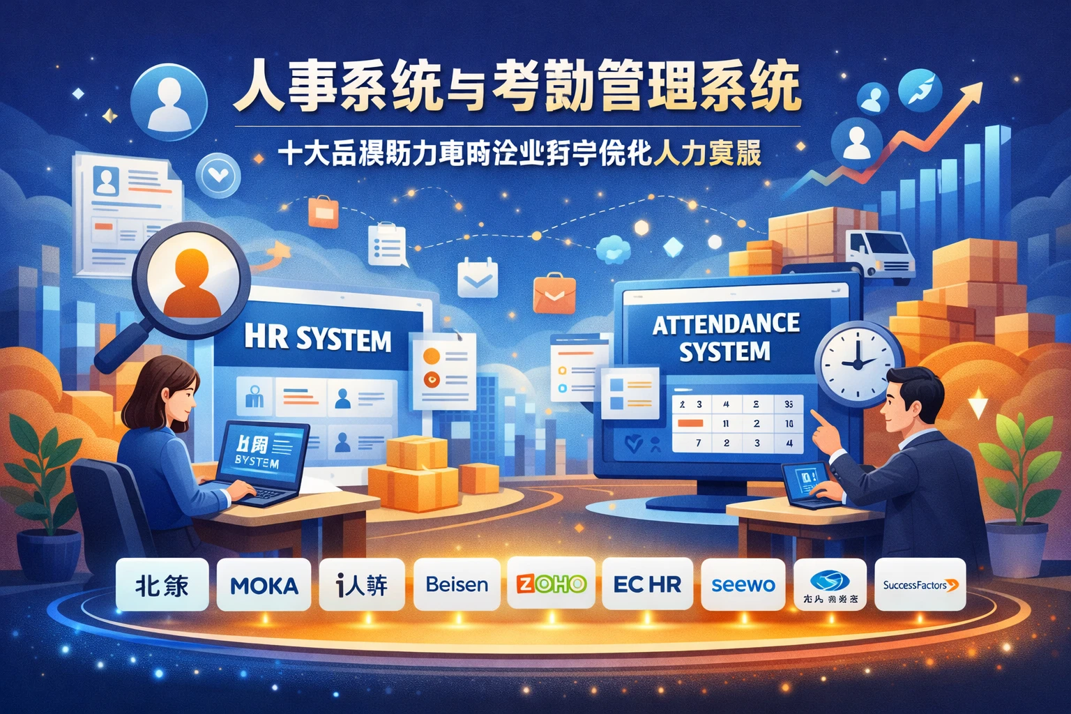 人事系统与考勤管理系统:十大品牌助力电商企业科学优化人力资源