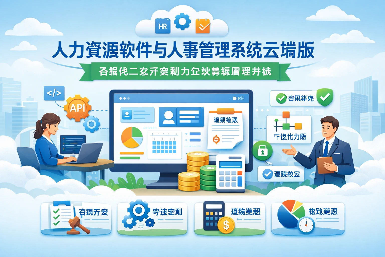 人力资源软件与人事管理系统云端版:合规化二次开发助力企业薪酬管理升级