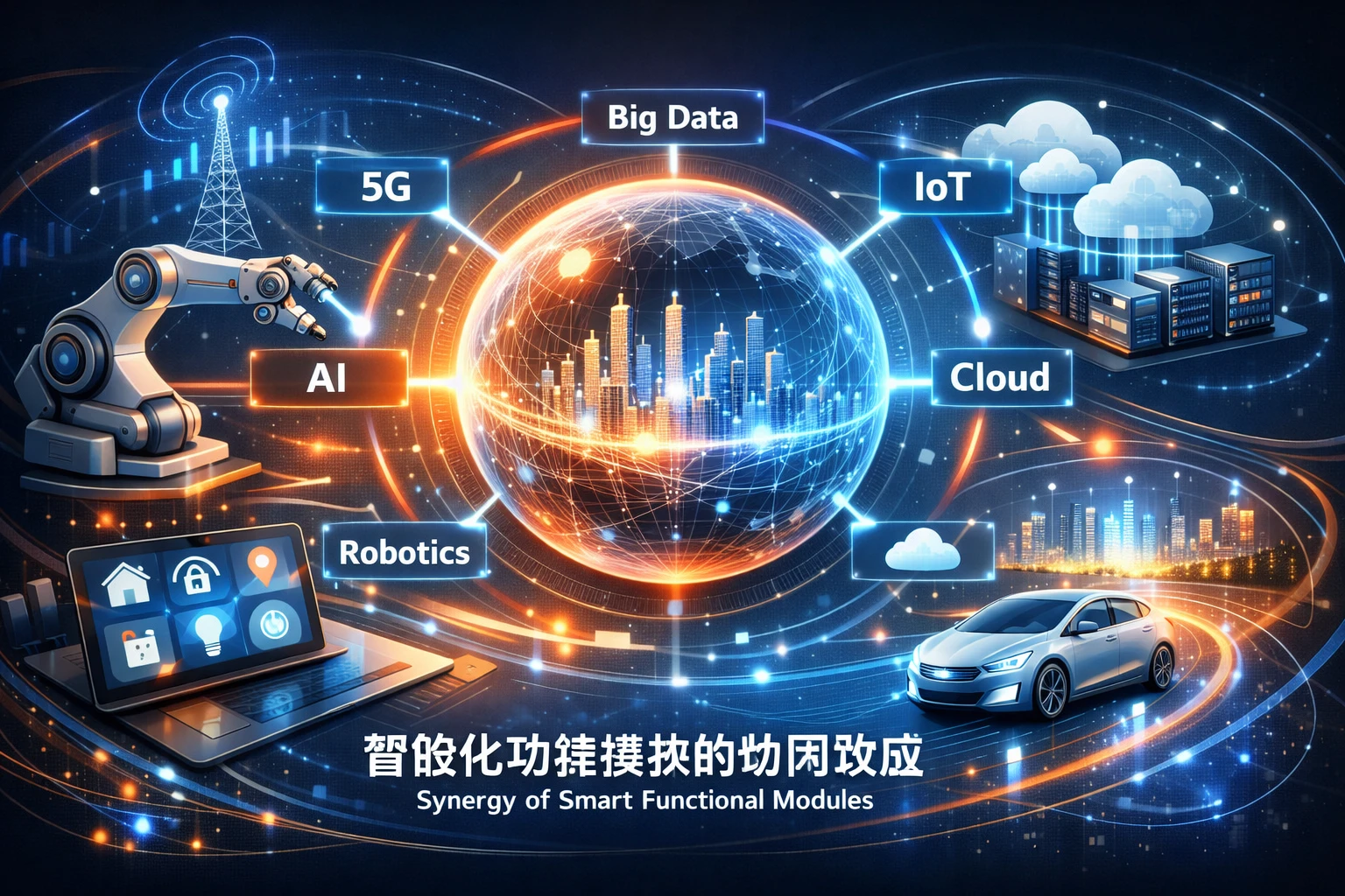 智能化功能模块的协同效应