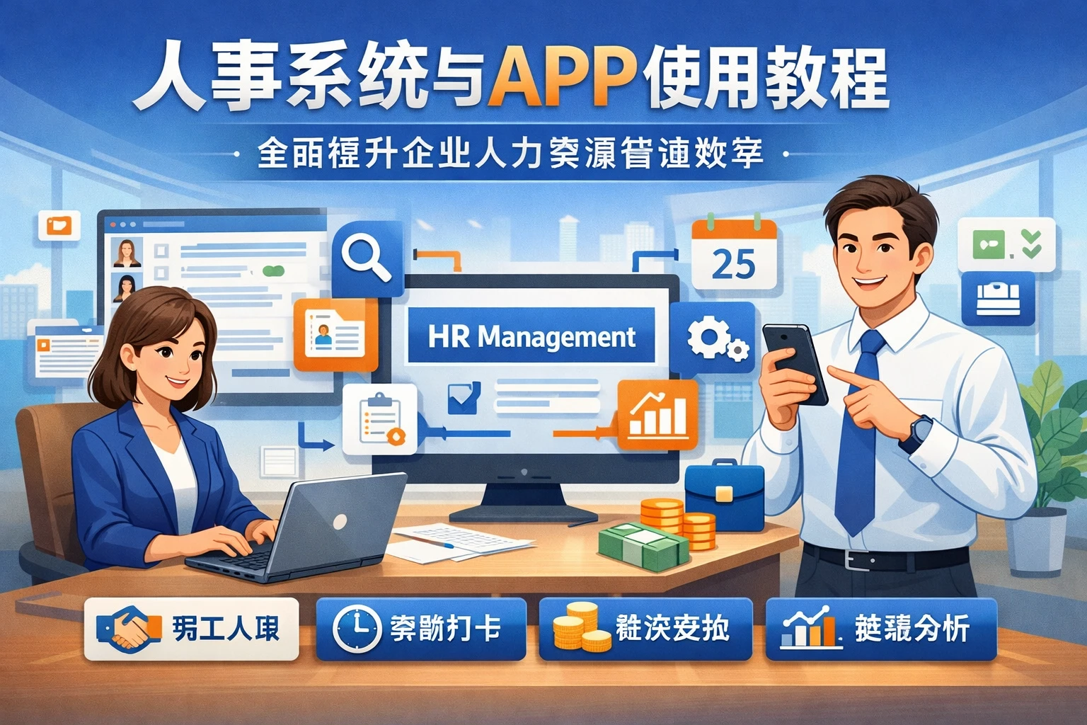 人事系统与APP使用教程：全面提升企业人力资源管理效率