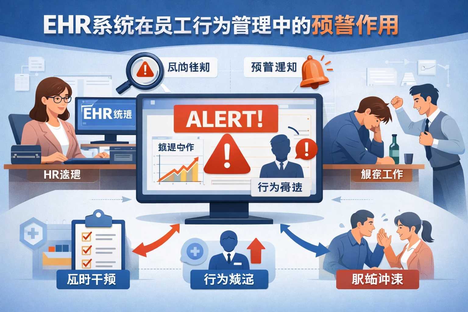 EHR系统在员工行为管理中的预警作用