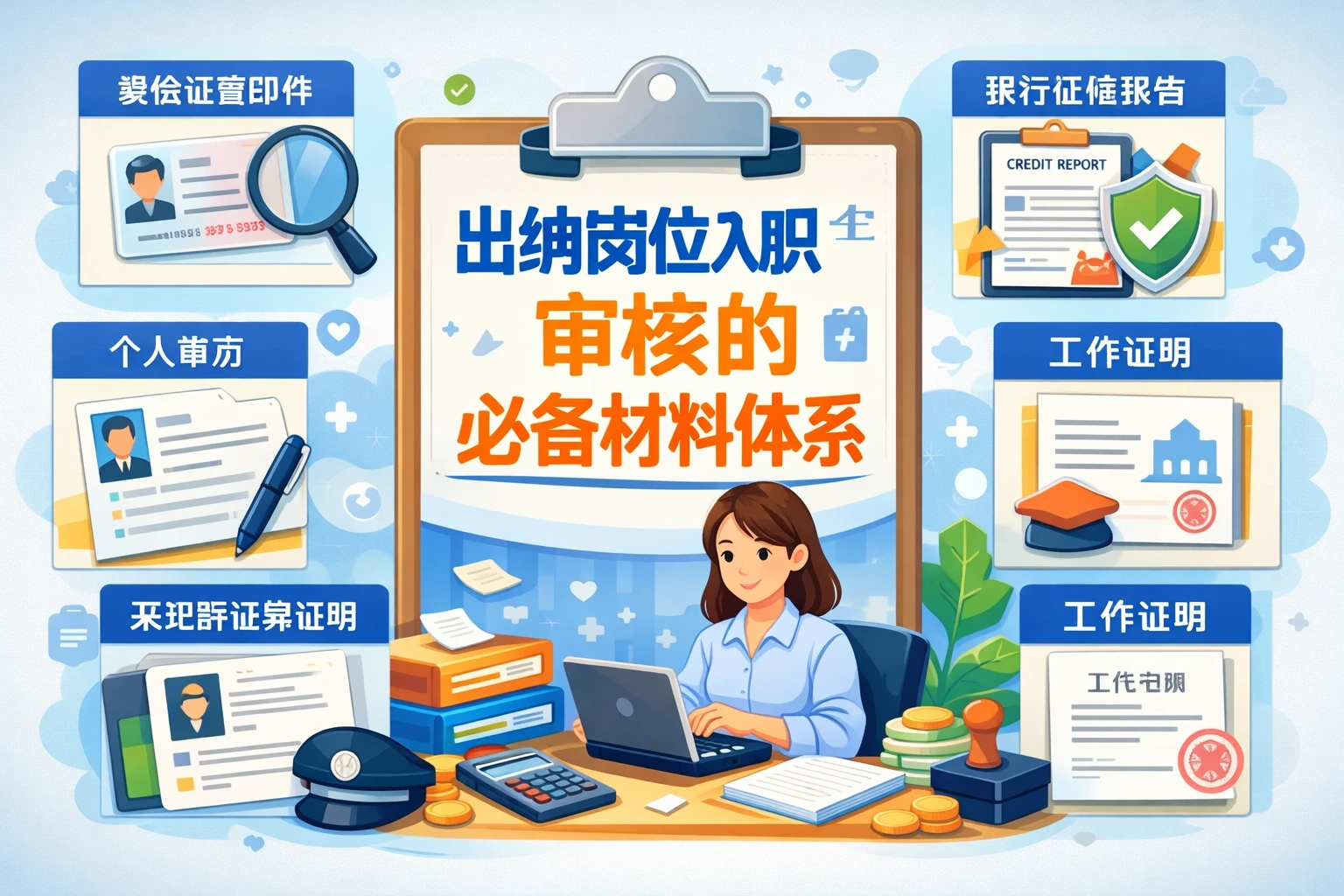 出纳岗位入职审核的必备材料体系