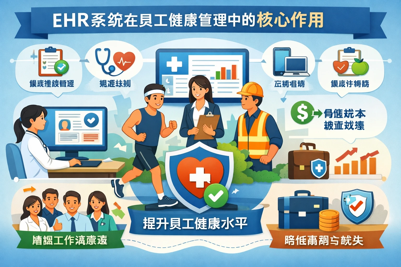 EHR系统在员工健康管理中的核心作用