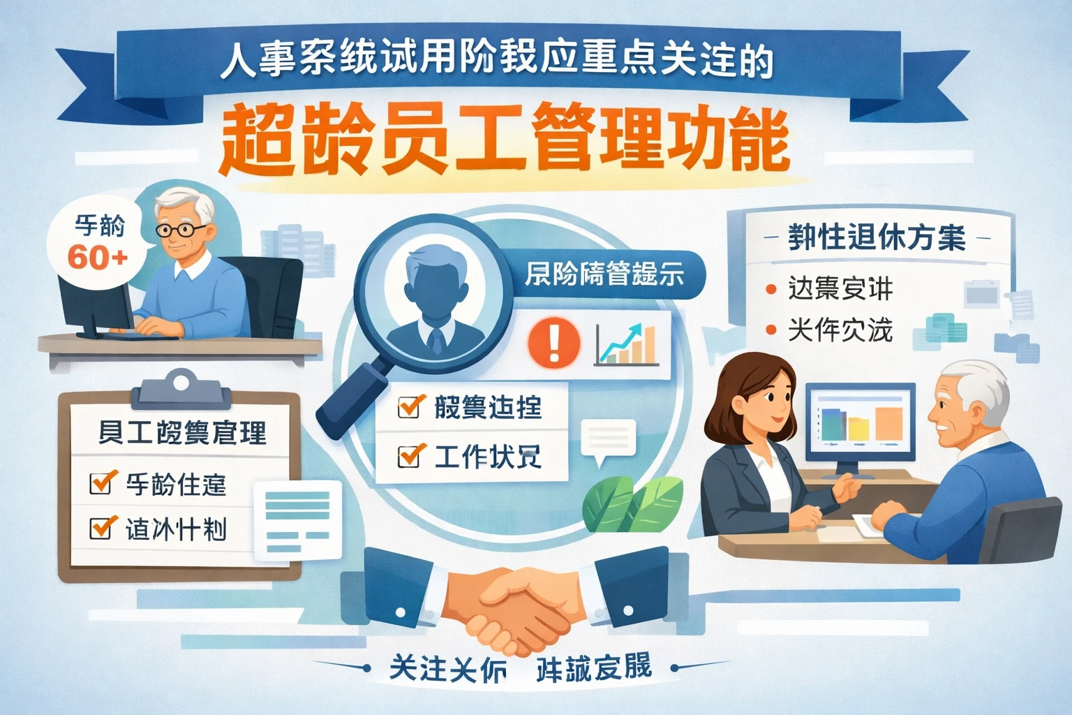 人事系统试用阶段应重点关注的超龄员工管理功能