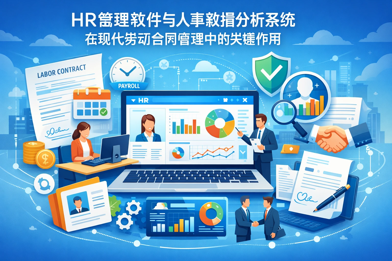 HR管理软件与人事数据分析系统在现代劳动合同管理中的关键作用