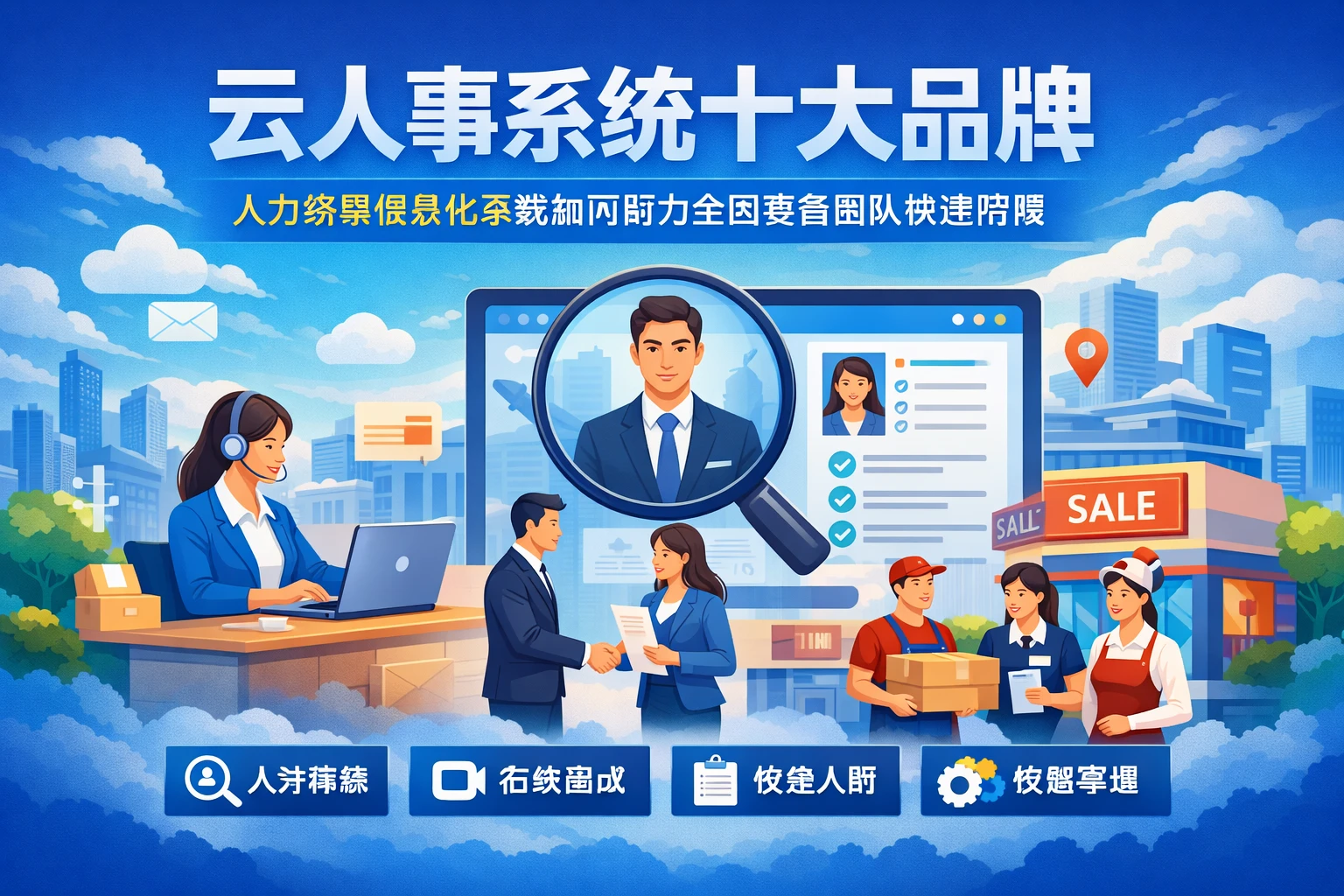 云人事系统十大品牌：人力资源信息化系统如何助力全国零售团队快速招聘