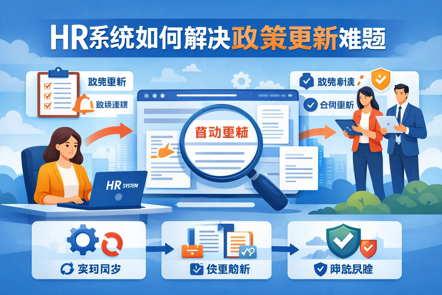 HR系统如何解决政策更新难题