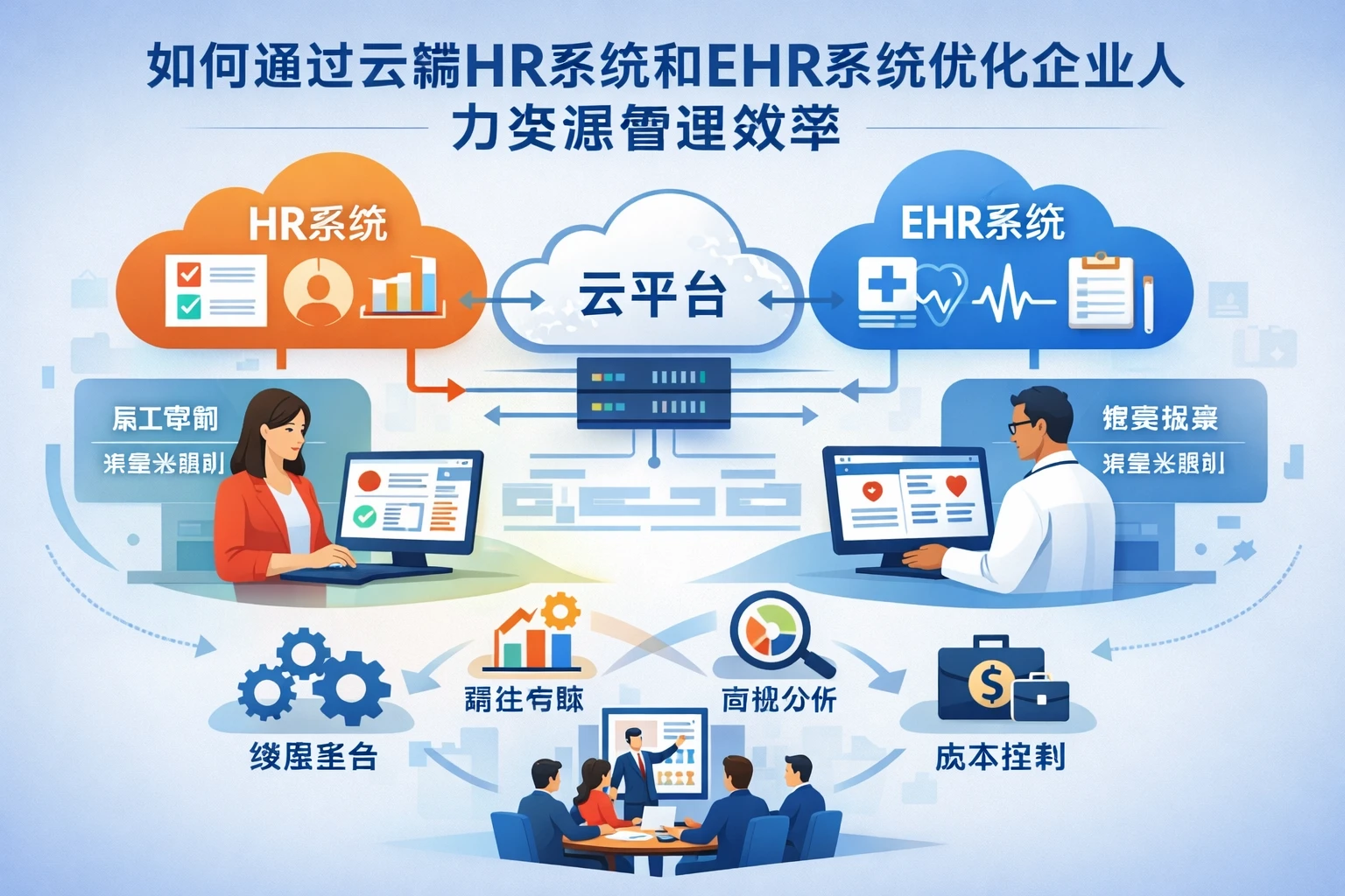 如何通过云端HR系统和EHR系统优化企业人力资源管理效率