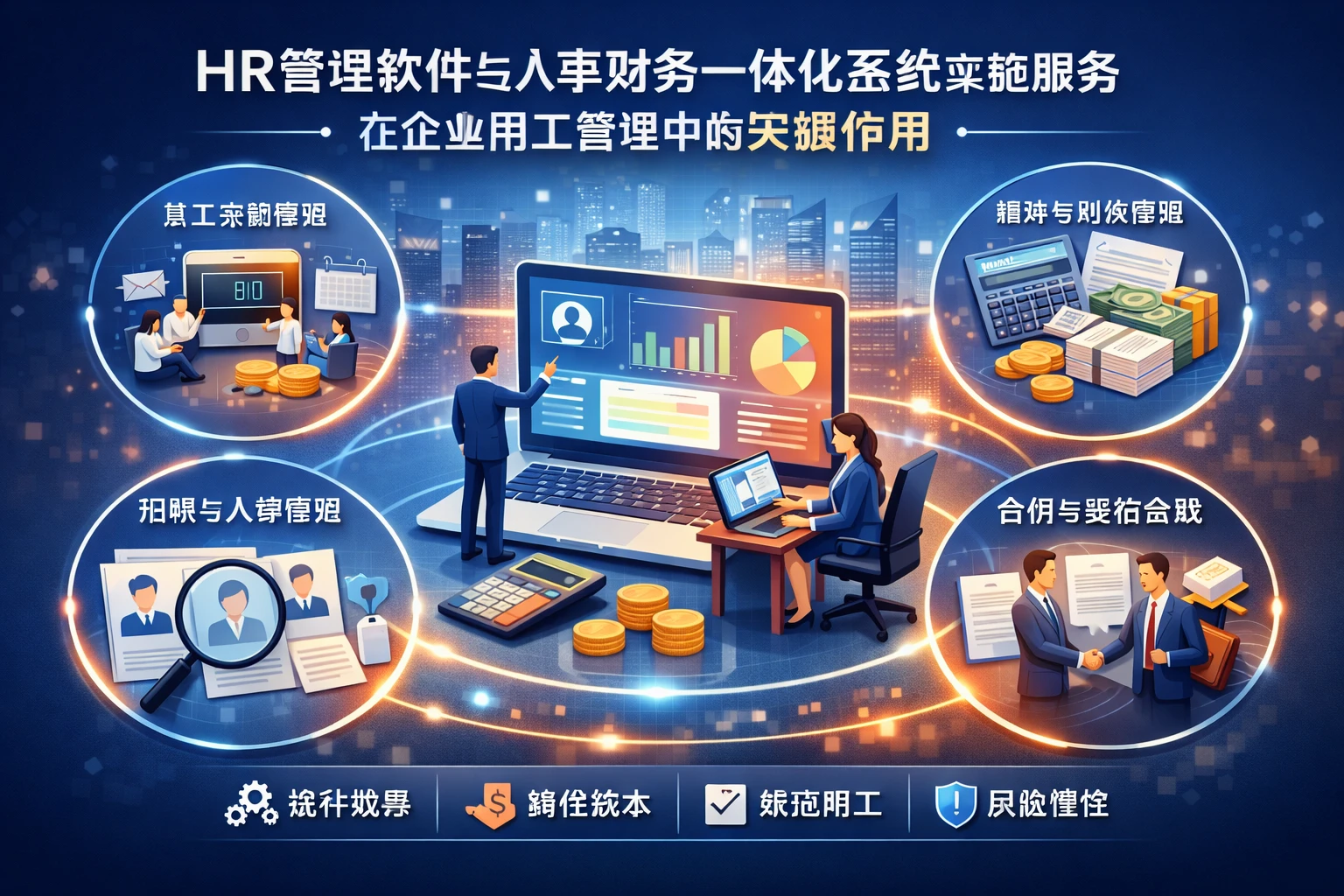 HR管理软件与人事财务一体化系统实施服务在企业用工管理中的关键作用