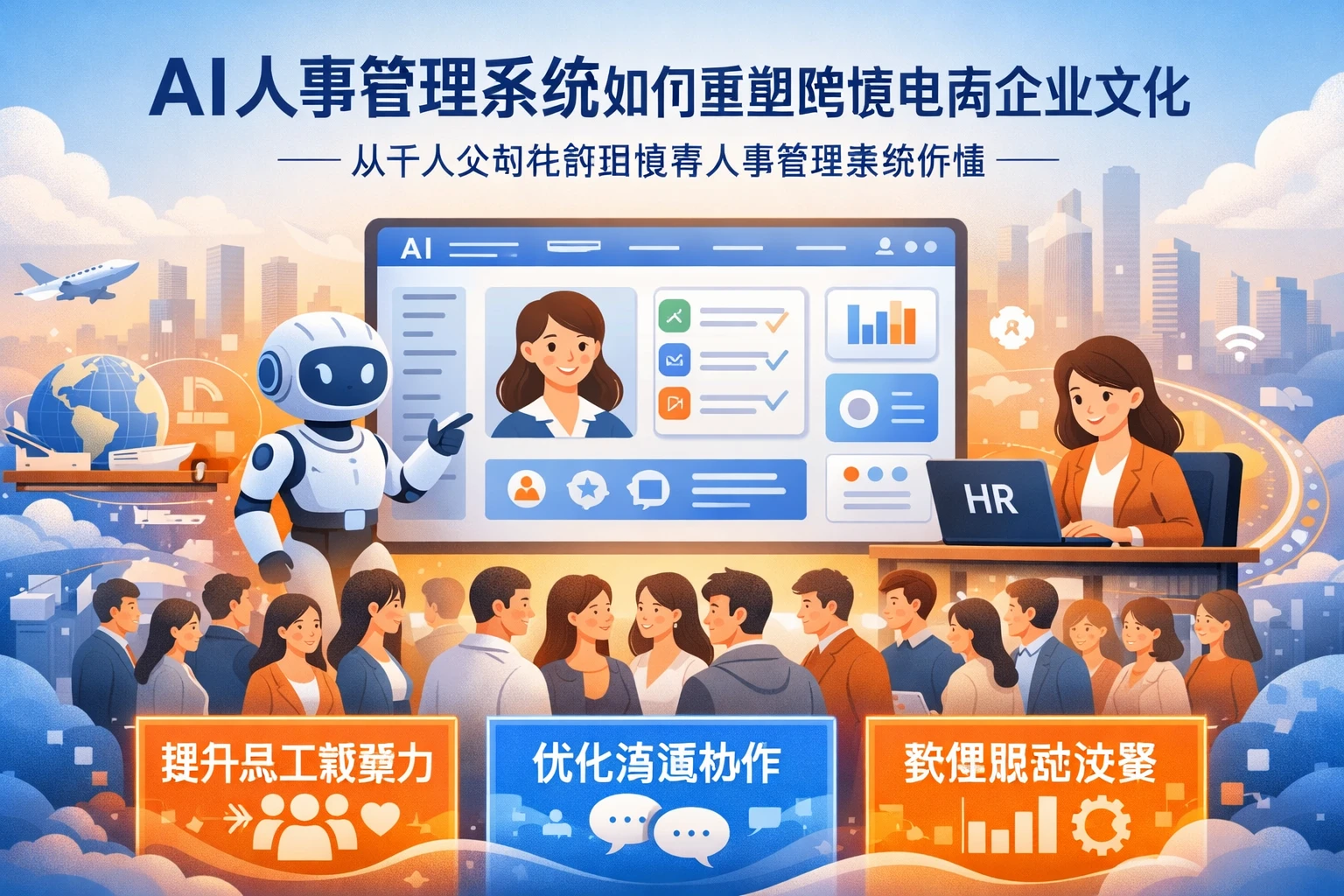 AI人事管理系统如何重塑跨境电商企业文化——从千人公司社群困境看人事管理系统价值