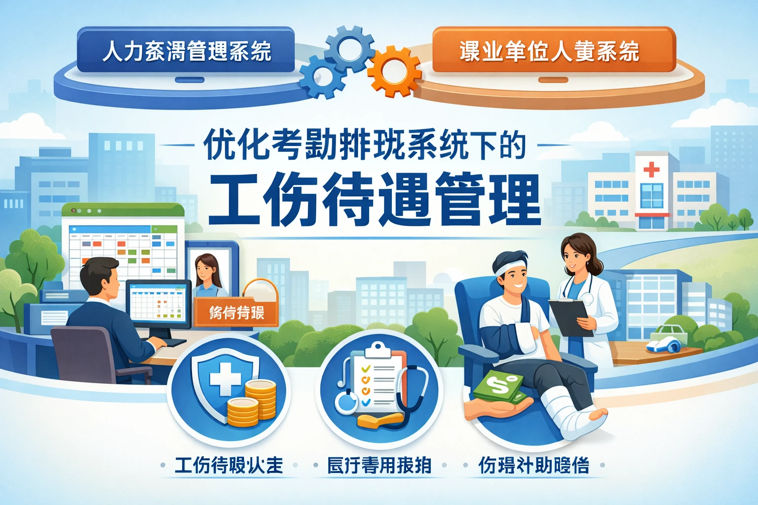 人力资源管理系统与事业单位人事系统：优化考勤排班系统下的工伤待遇管理