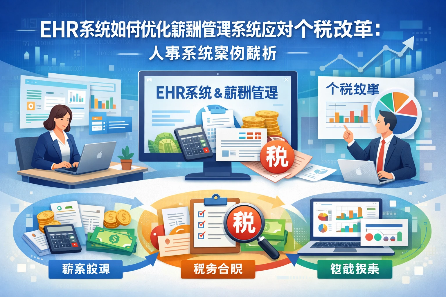 EHR系统如何优化薪酬管理系统应对个税改革：人事系统案例解析