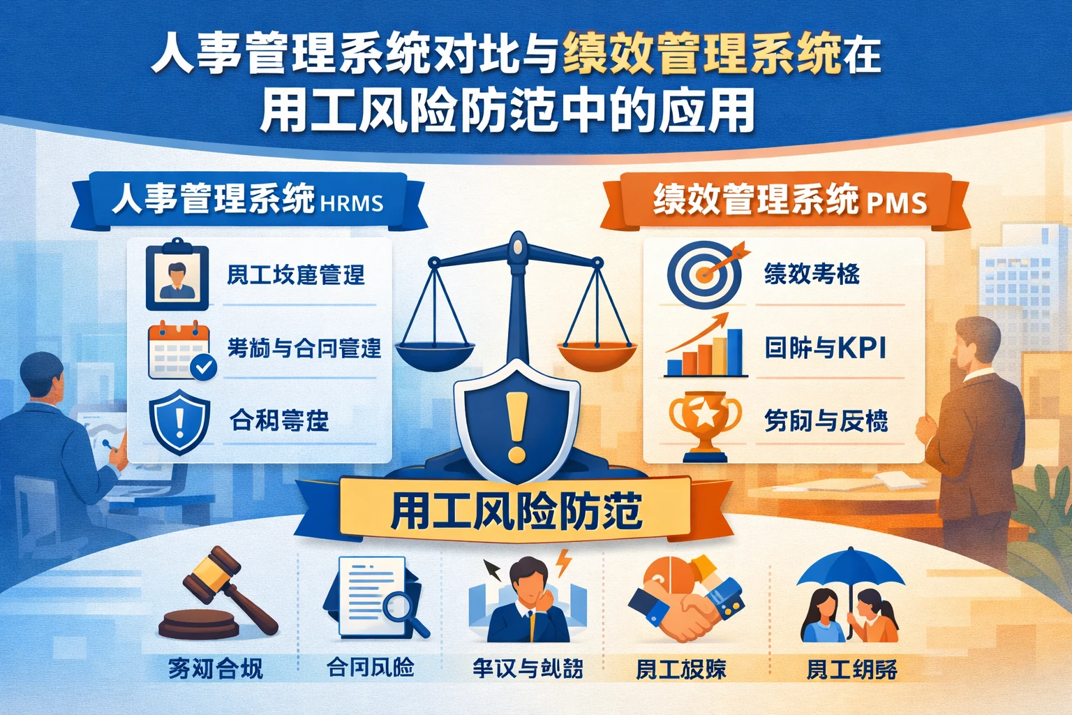 人事管理系统对比与绩效管理系统在用工风险防范中的应用
