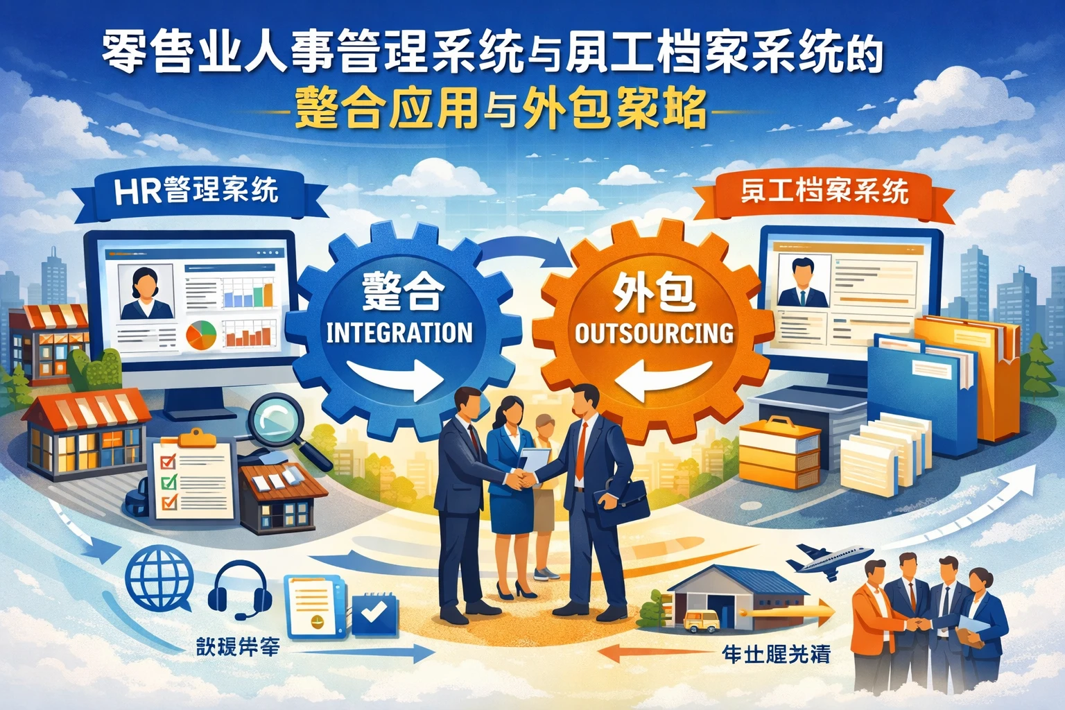 零售业人事管理系统与员工档案系统的整合应用与外包策略