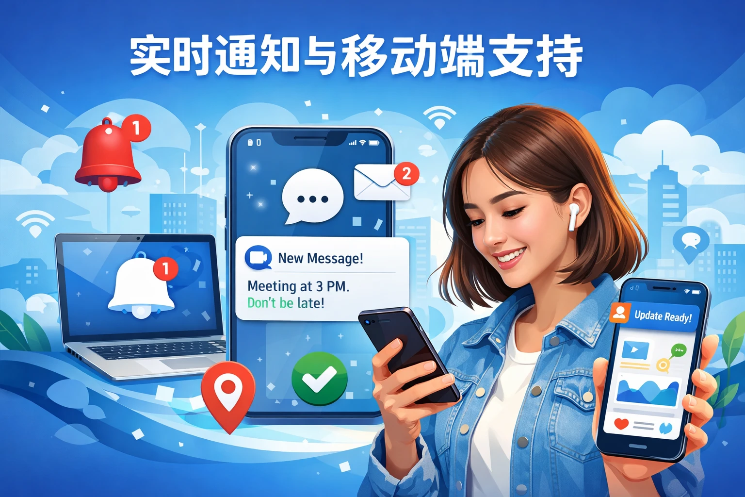 实时通知与移动端支持