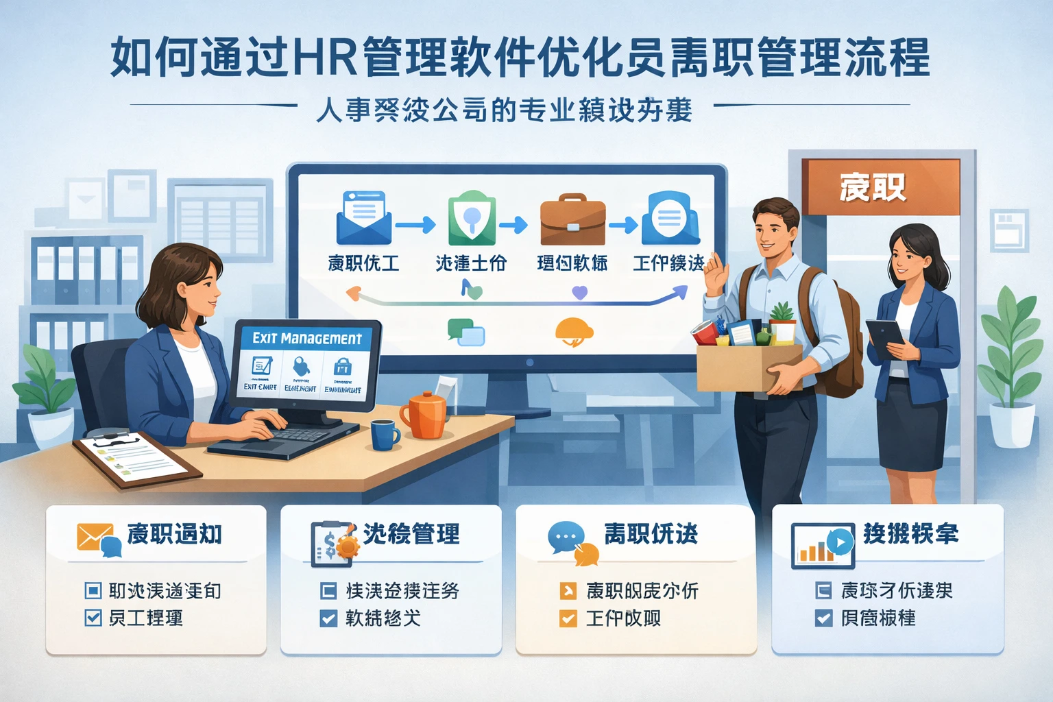 如何通过HR管理软件优化员工离职管理流程 - 人事系统公司的专业解决方案