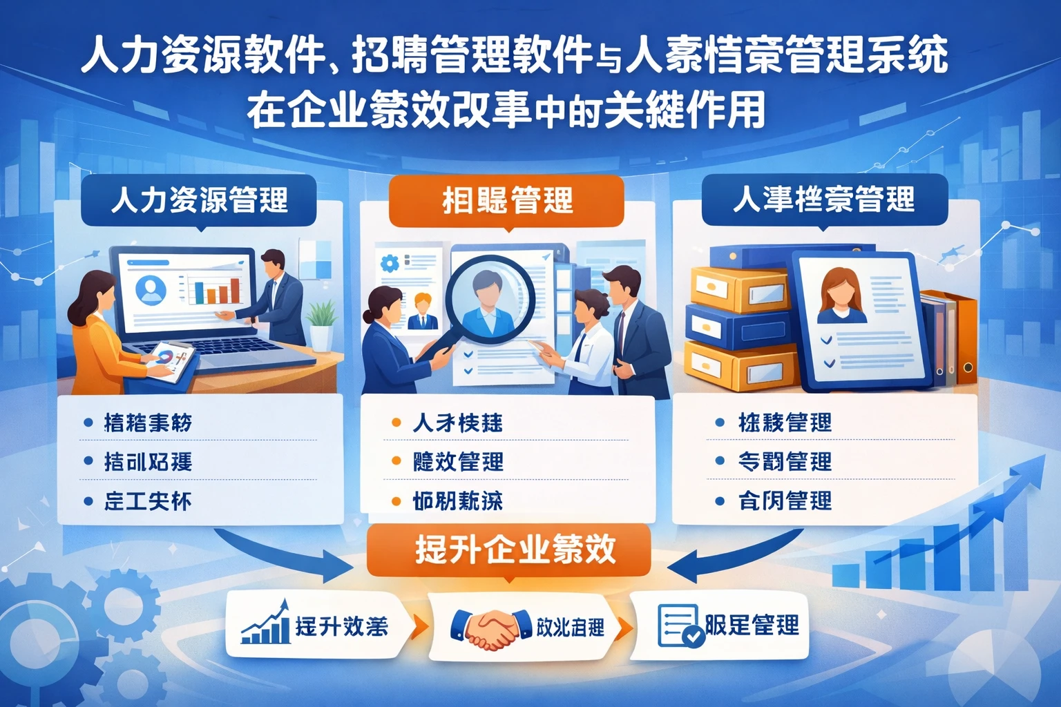 人力资源软件、招聘管理软件与人事档案管理系统在企业绩效改革中的关键作用