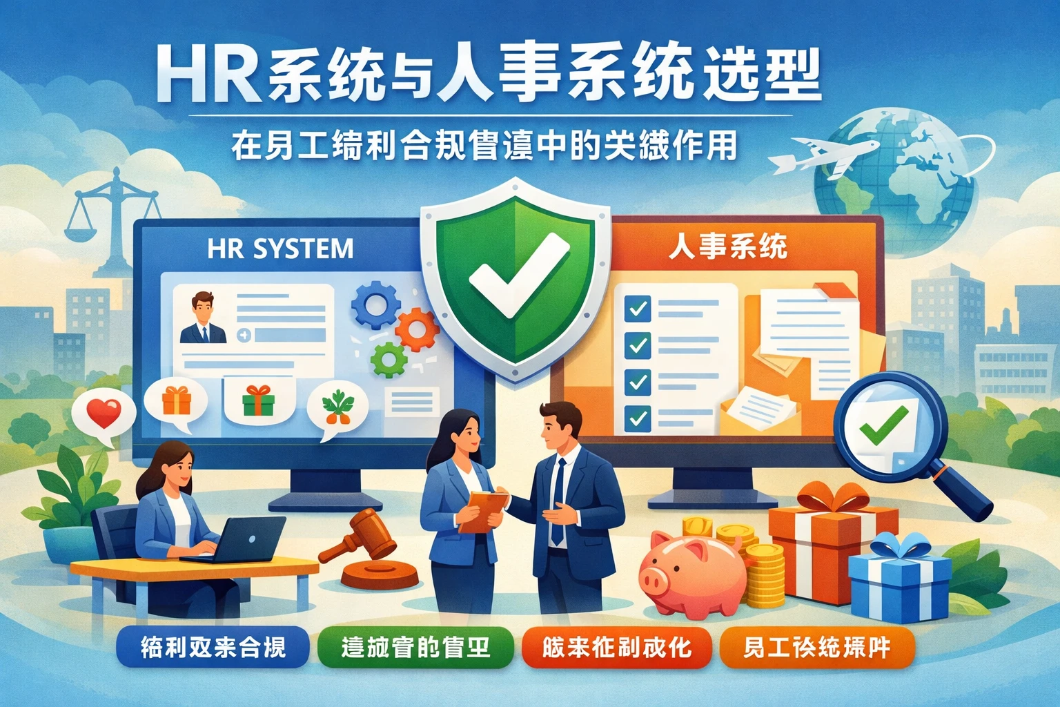 HR系统与人事系统选型在员工福利合规管理中的关键作用
