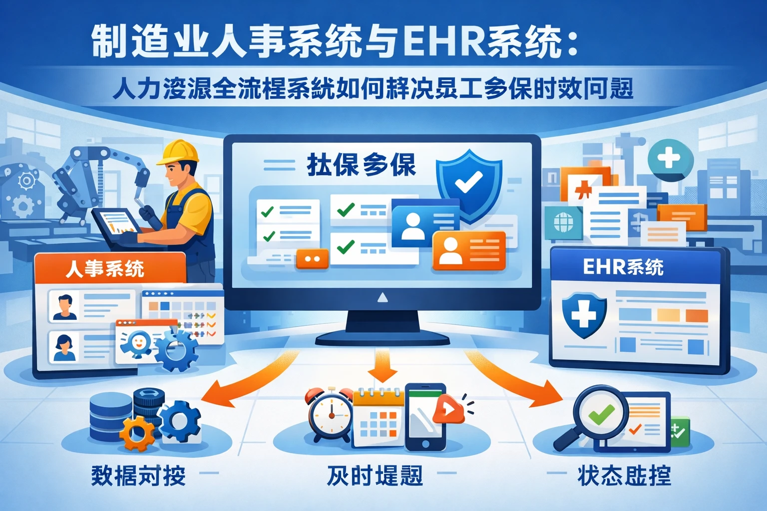 制造业人事系统与EHR系统：人力资源全流程系统如何解决员工参保时效性问题