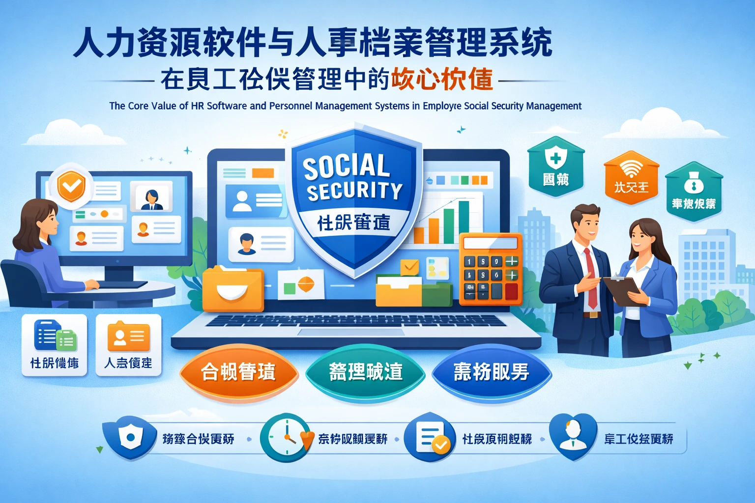 人力资源软件与人事档案管理系统在员工社保管理中的核心价值