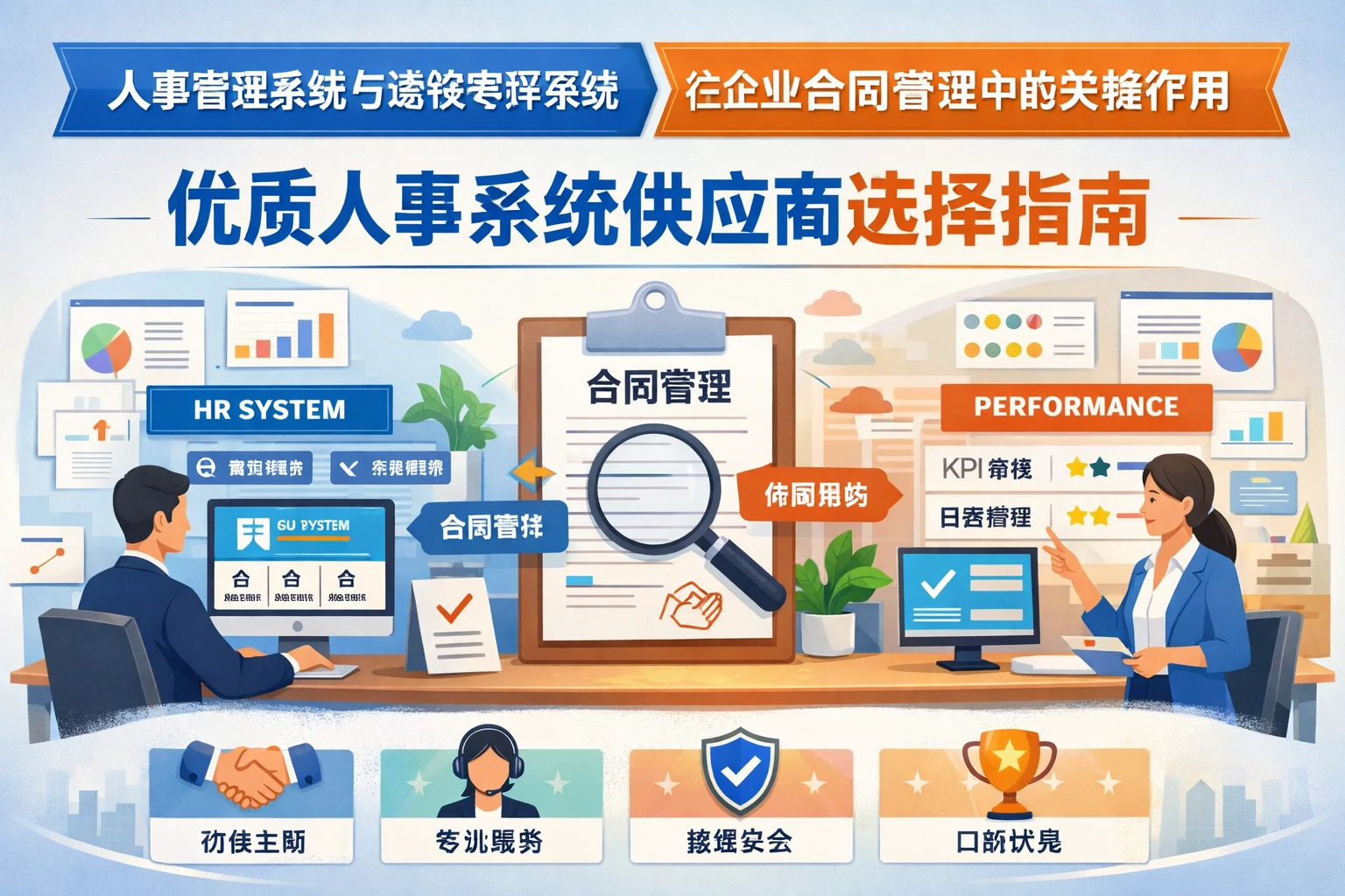 人事管理系统与绩效考评系统在企业合同管理中的关键作用 - 优质人事系统供应商选择指南