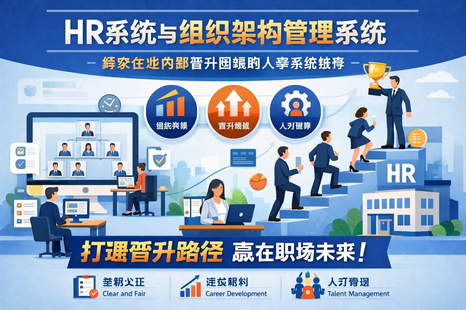 HR系统与组织架构管理系统：解决企业内部晋升困境的人事系统推荐