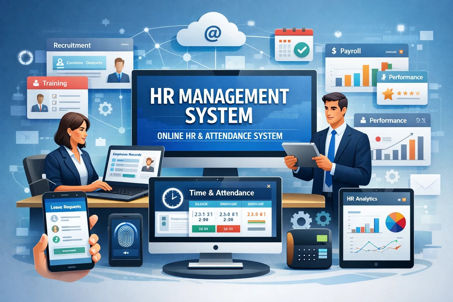 现代企业人力资源管理系统、在线人事系统与考勤系统的整合应用