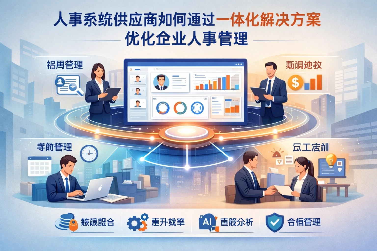 人事系统供应商如何通过一体化解决方案优化企业人事管理