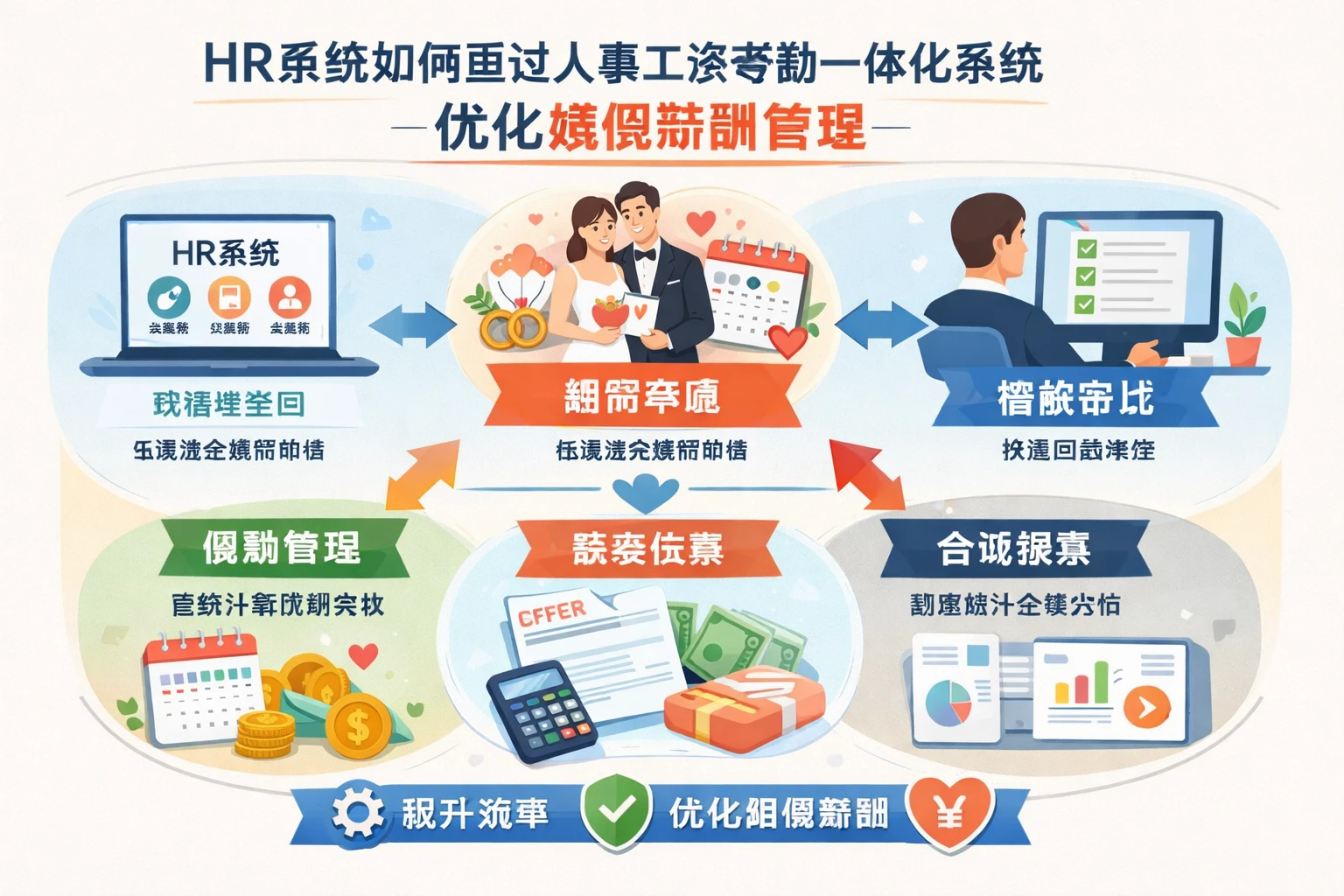 HR系统如何通过人事工资考勤一体化系统优化婚假薪酬管理