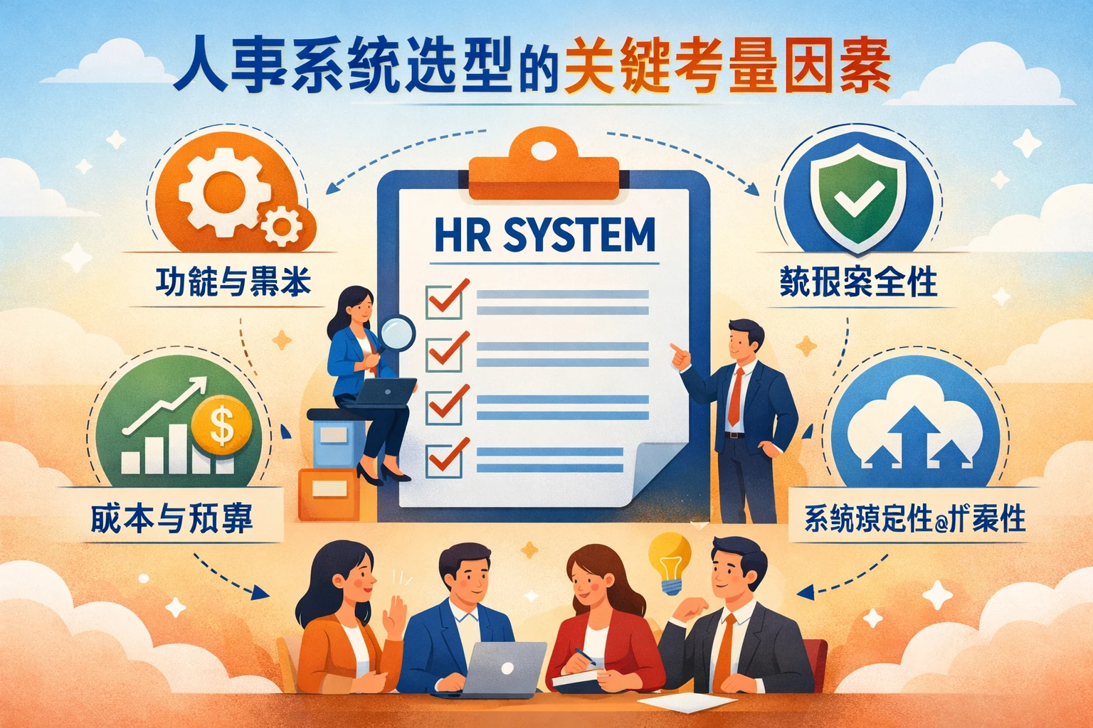 人事系统选型的关键考量因素