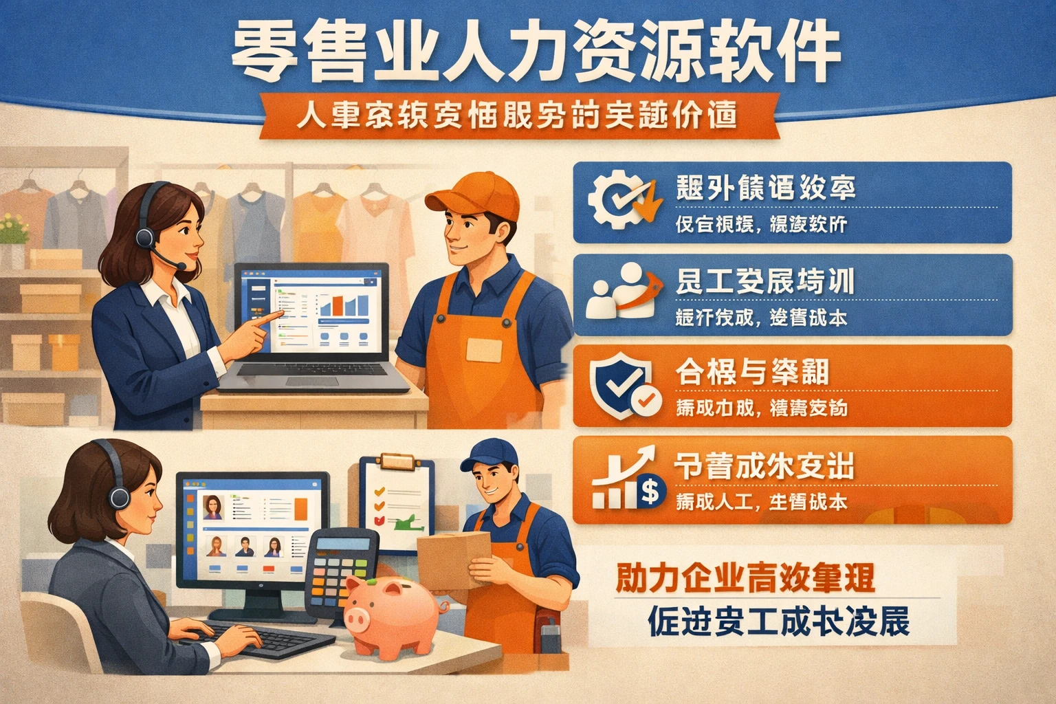 零售业人力资源软件：人事系统实施服务的关键价值