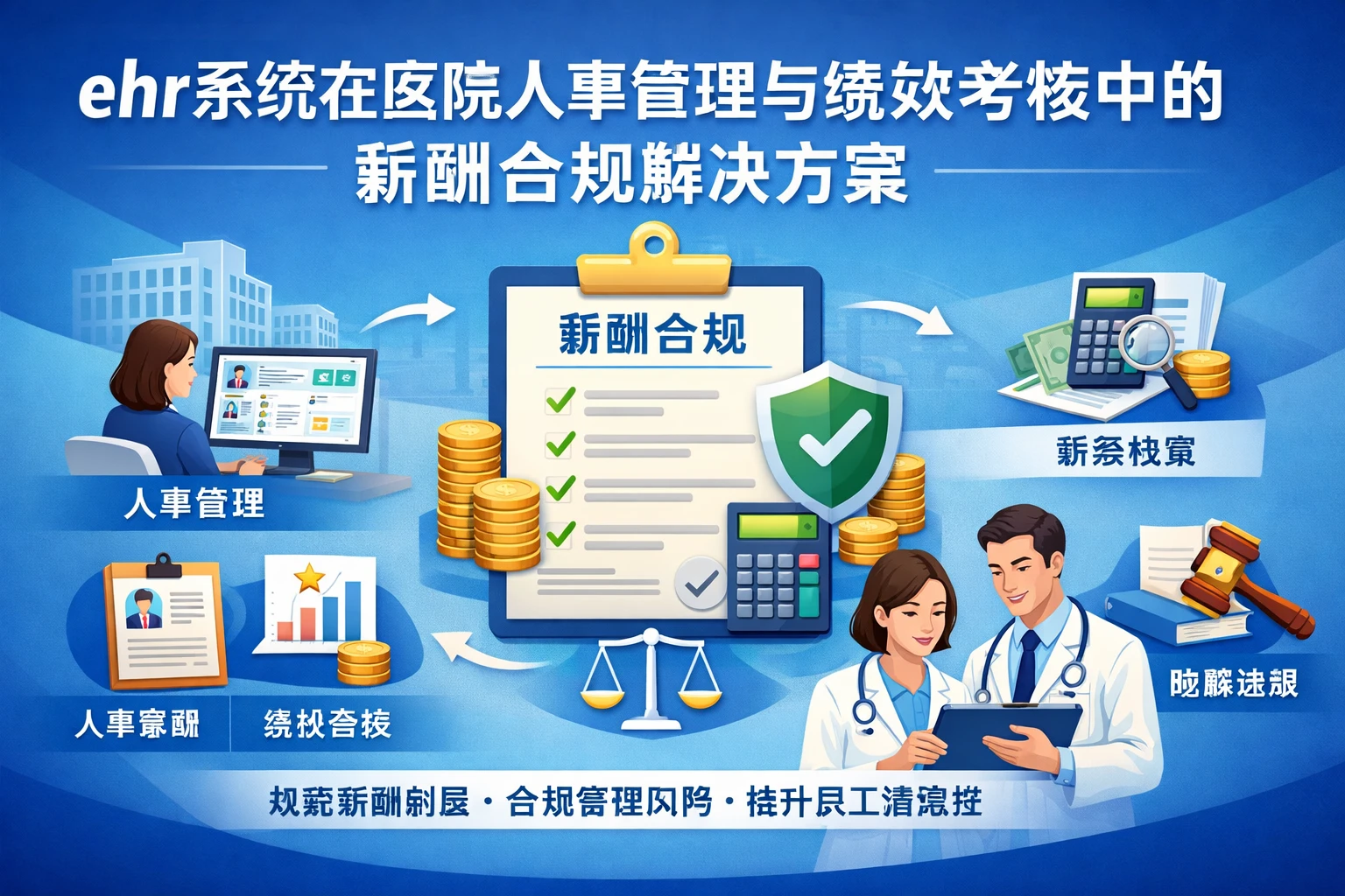 ehr系统在医院人事管理与绩效考核中的薪酬合规解决方案