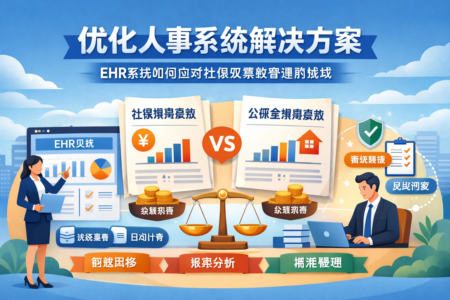 优化人事系统解决方案：EHR系统如何应对社保双基数管理的挑战