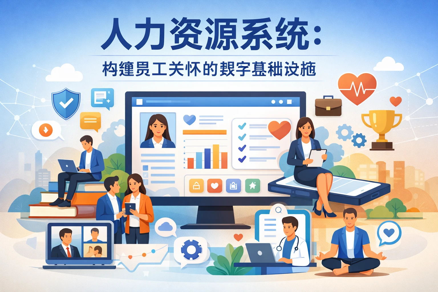 人力资源系统：构建员工关怀的数字基础设施