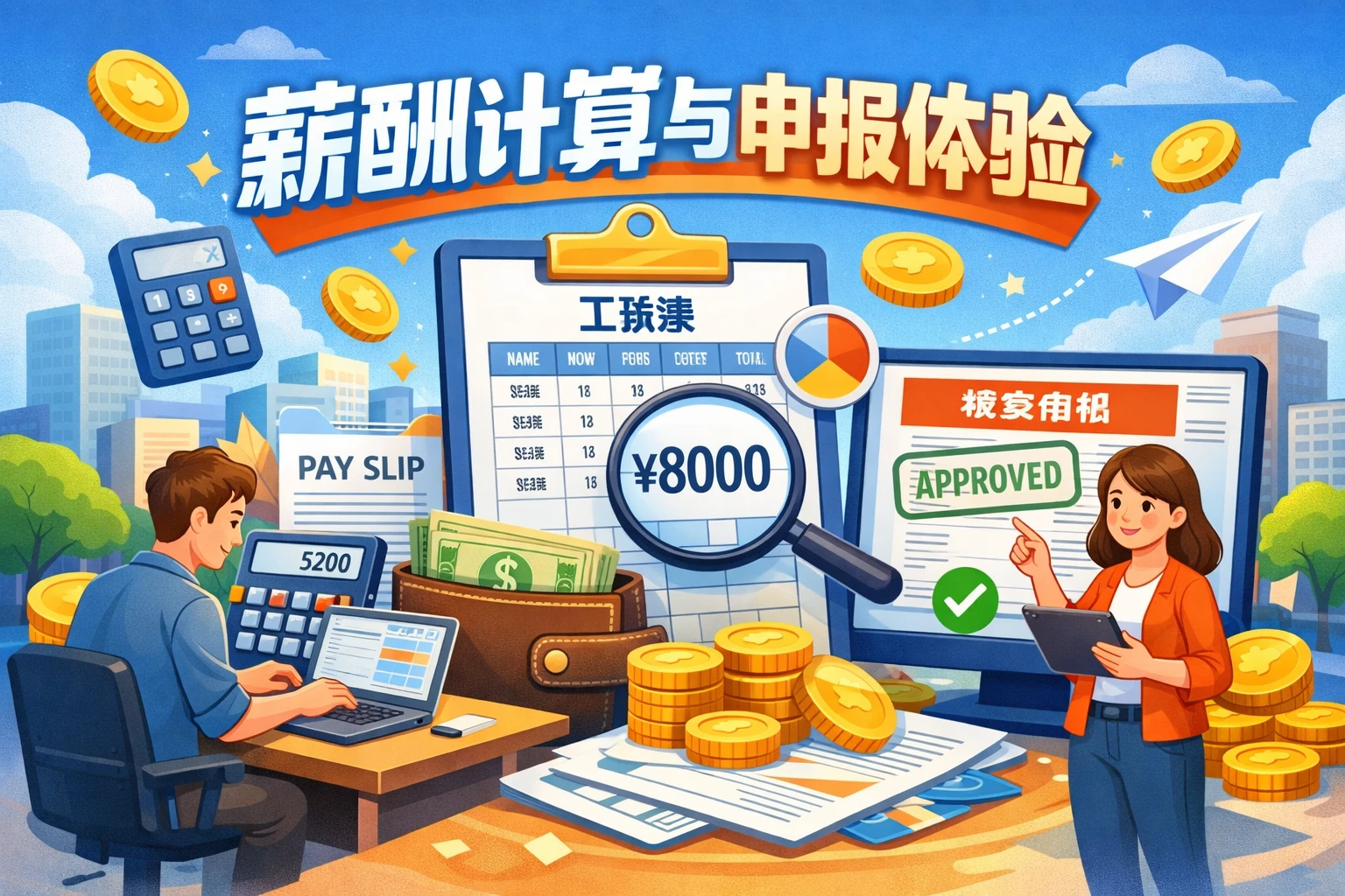 薪酬计算与申报体验