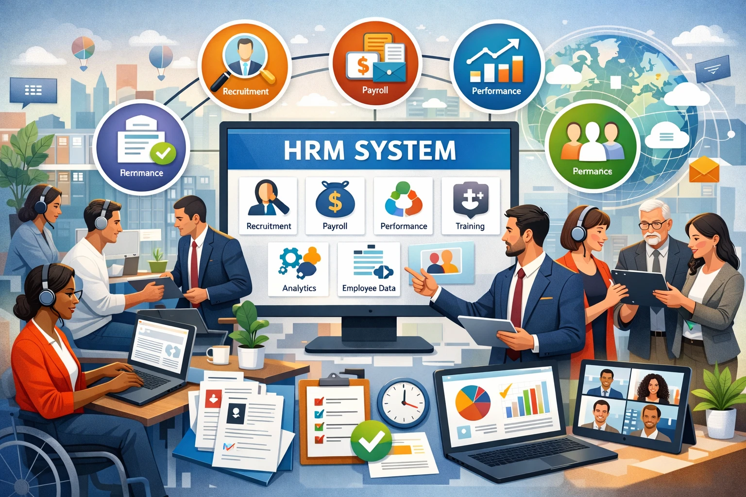 人力资源管理系统在多元化办公环境中的关键作用