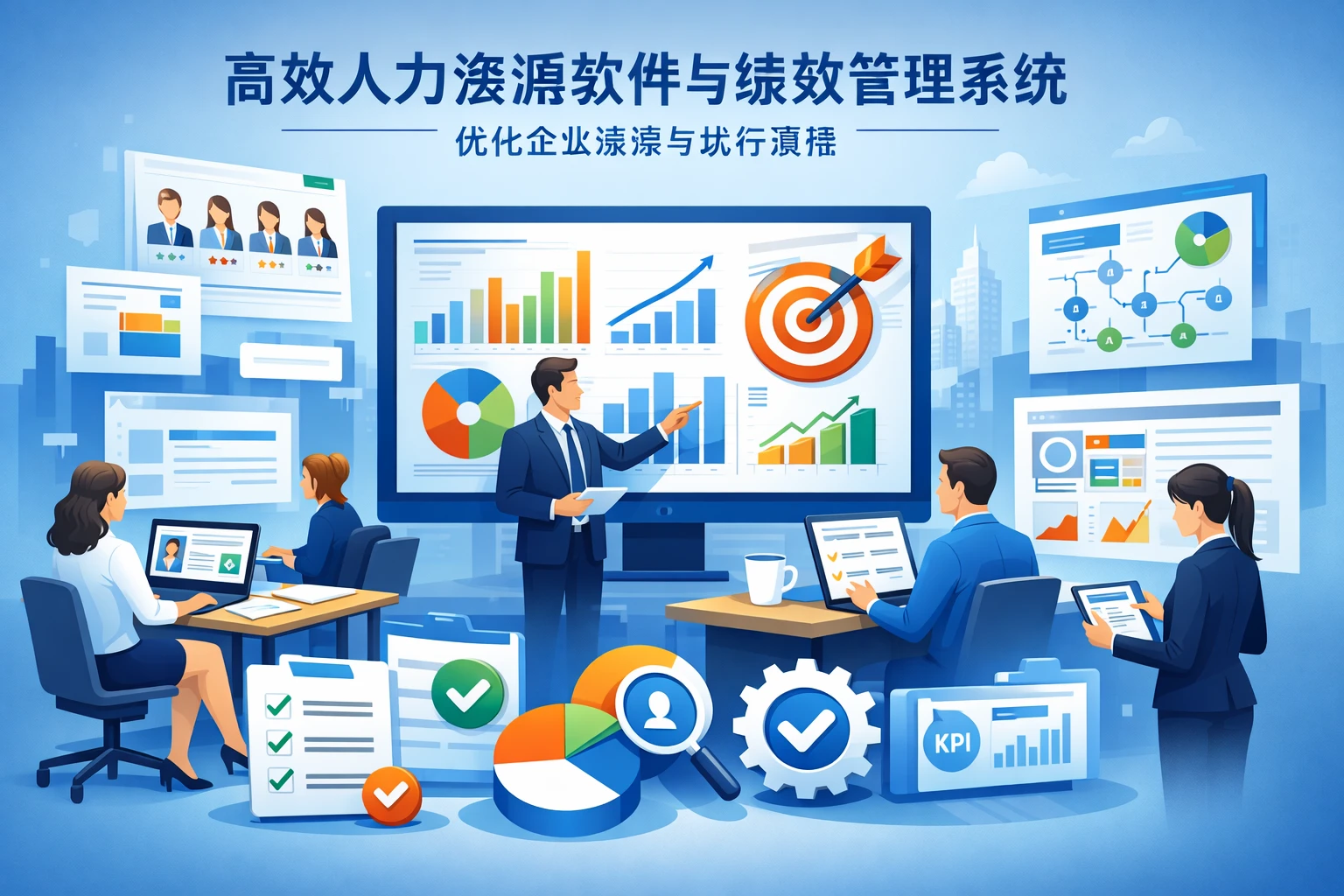 高效人力资源软件与绩效管理系统：优化企业决策与执行流程