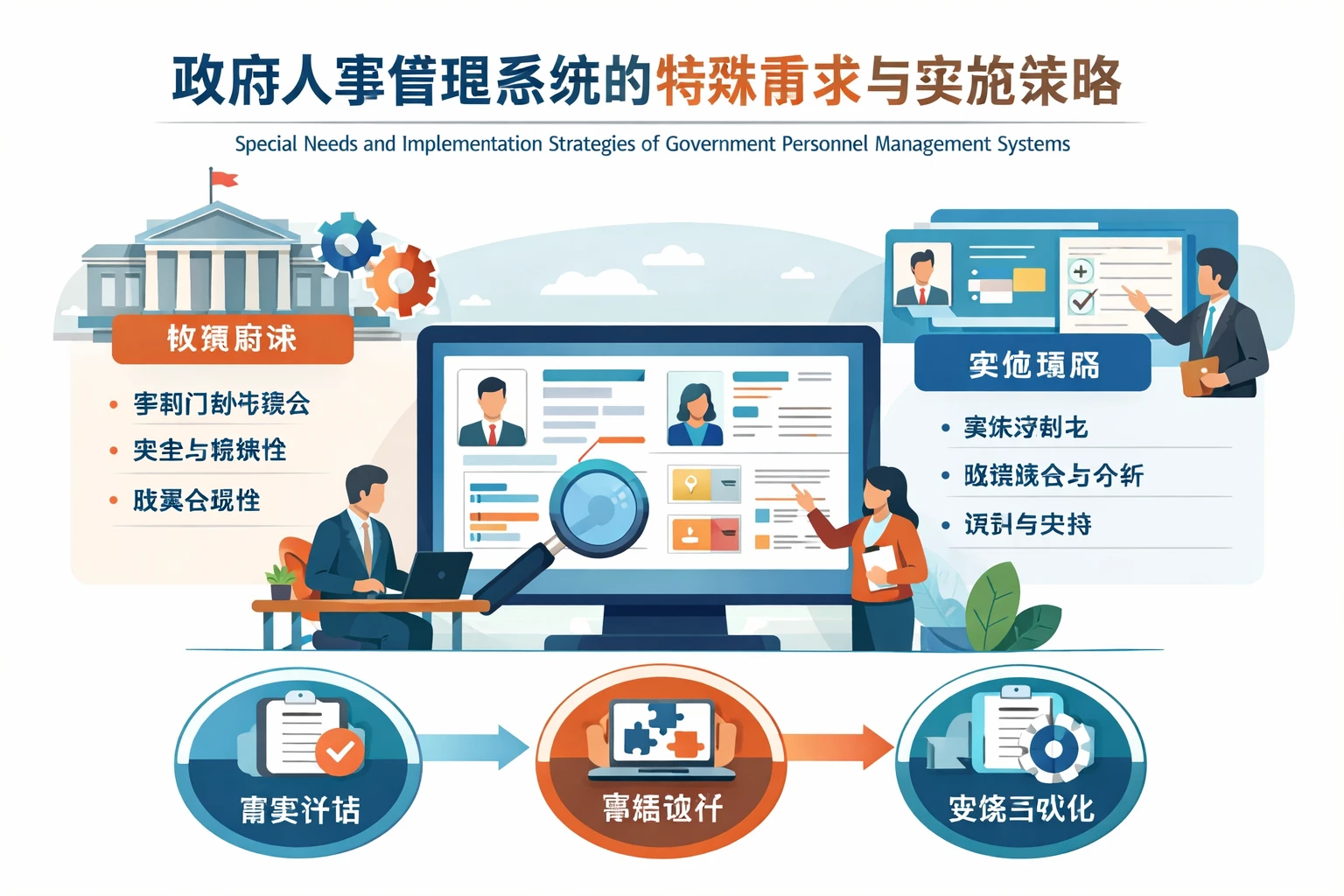 政府人事管理系统的特殊需求与实施策略