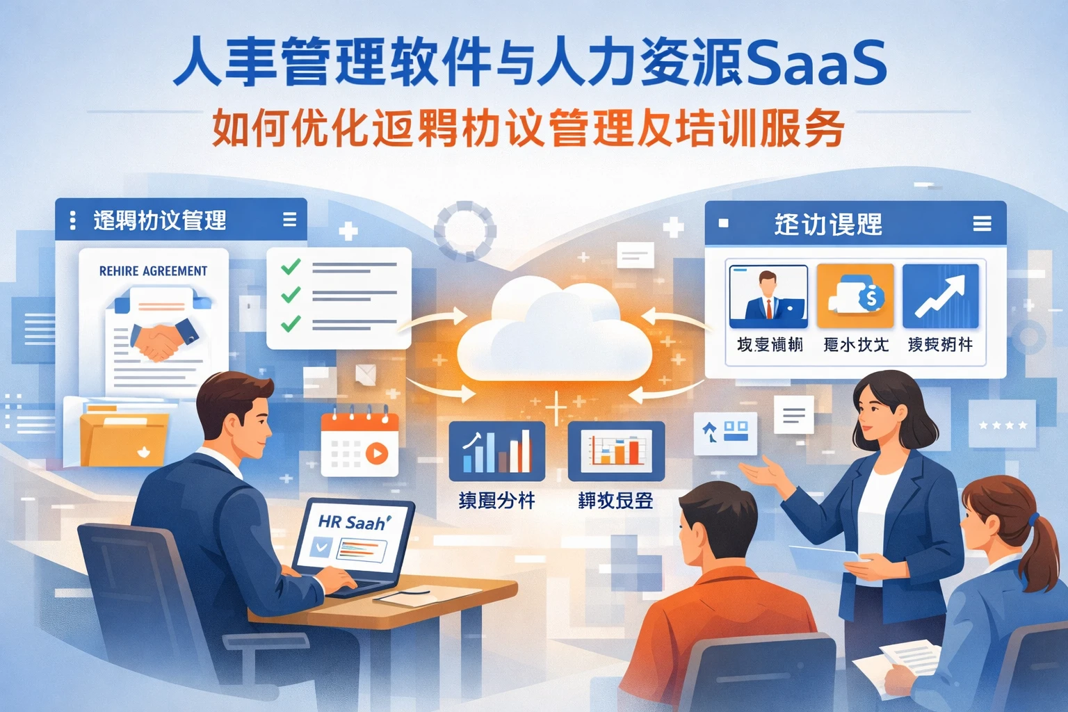 人事管理软件与人力资源SaaS如何优化返聘协议管理及培训服务