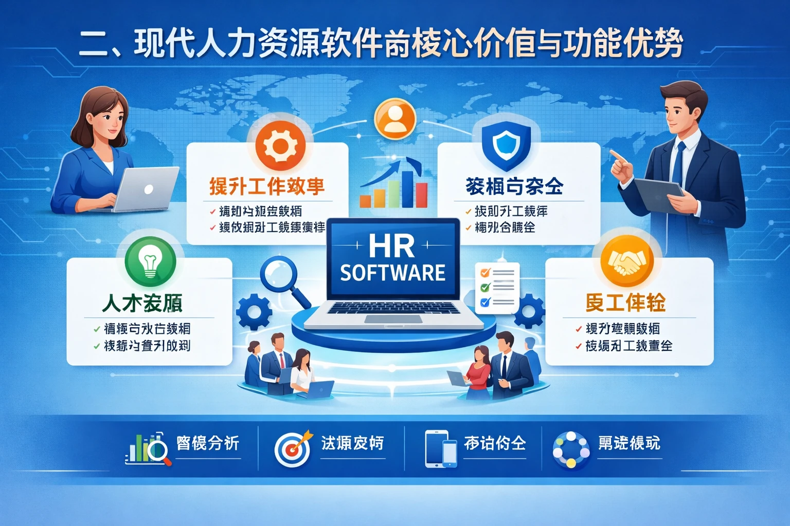 二、现代人力资源软件的核心价值与功能优势
